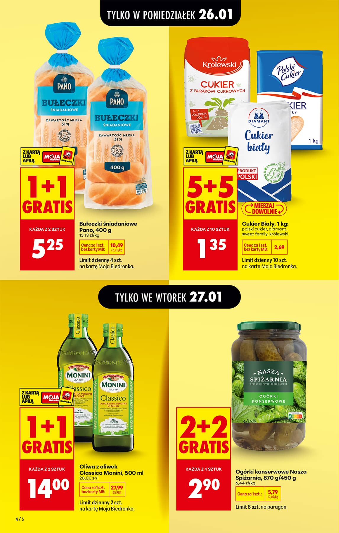 Biedronka - Codziennie niskie ceny P - oferta od 26.01 4 puslapis