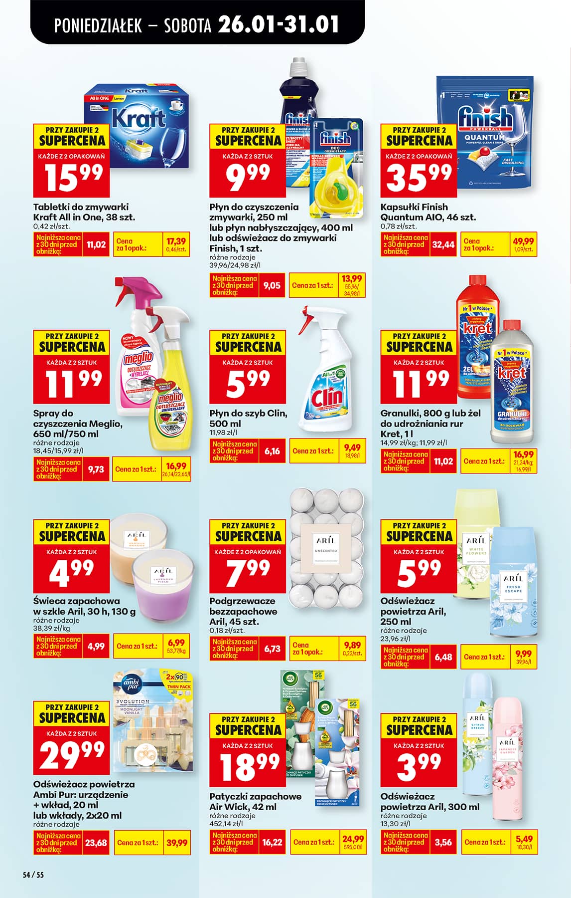 Biedronka - Codziennie niskie ceny P - oferta od 26.01 64 puslapis