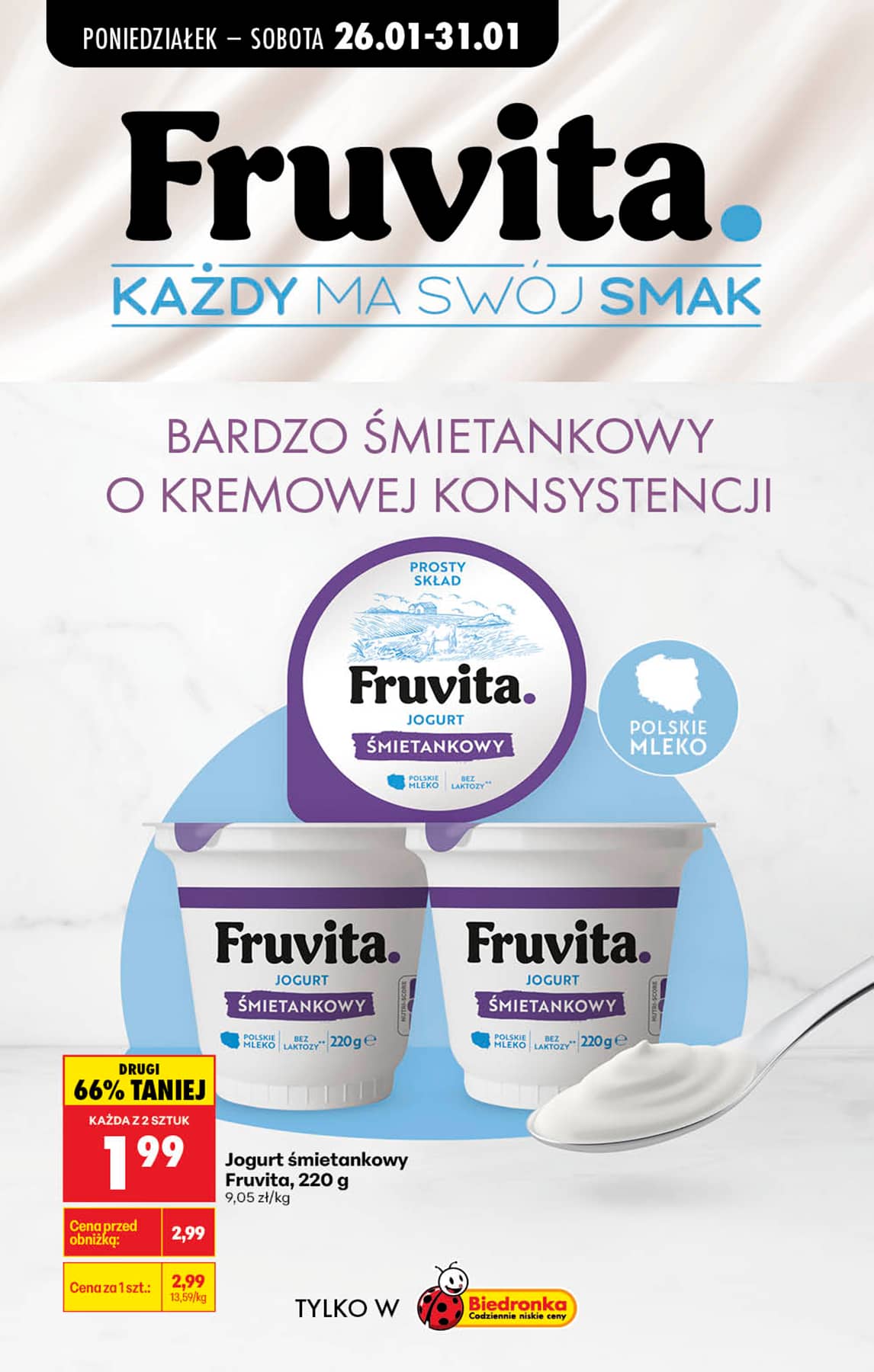 Biedronka - Codziennie niskie ceny P - oferta od 26.01 67 puslapis