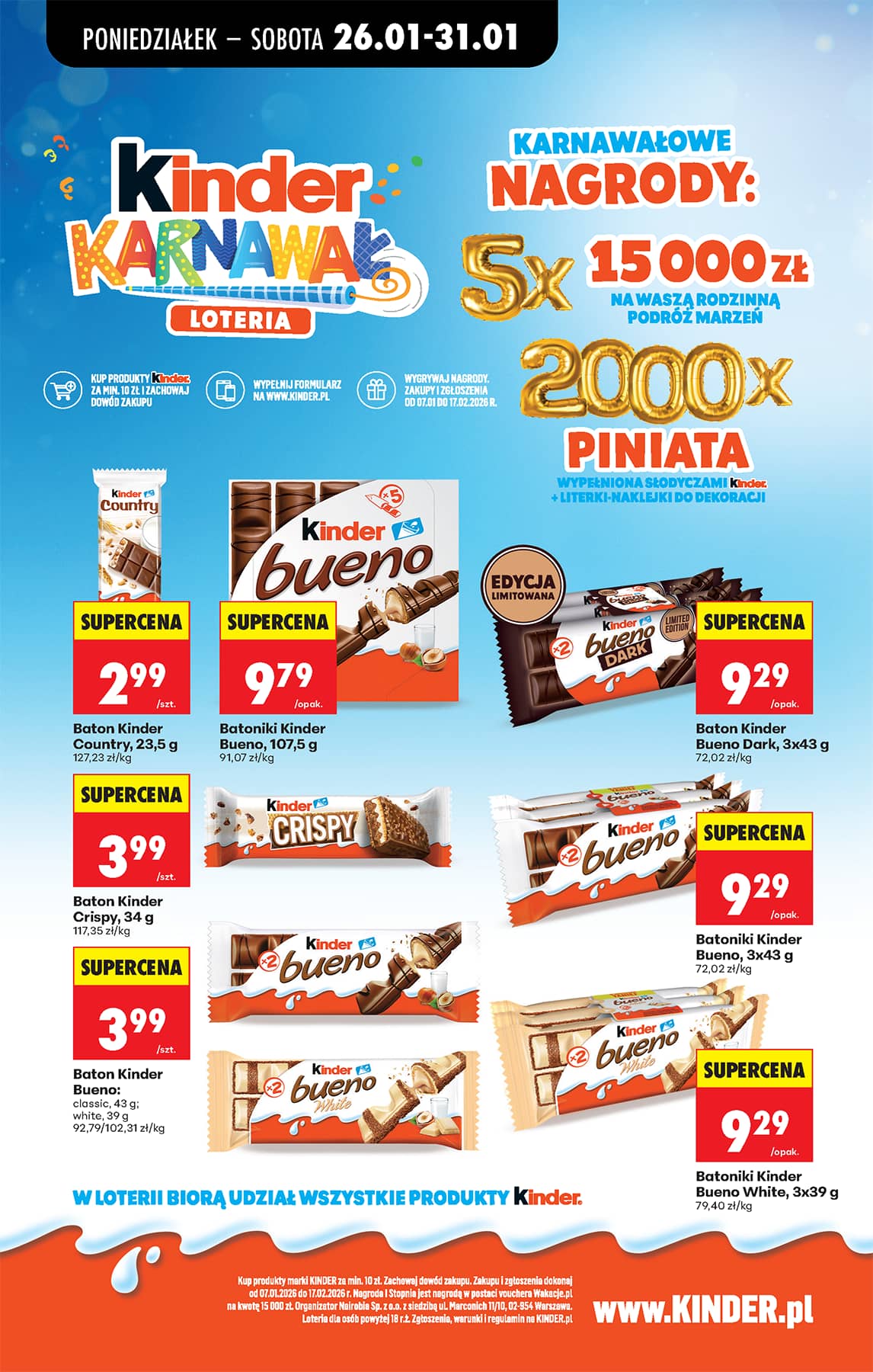 Biedronka - Codziennie niskie ceny P - oferta od 26.01 69 puslapis