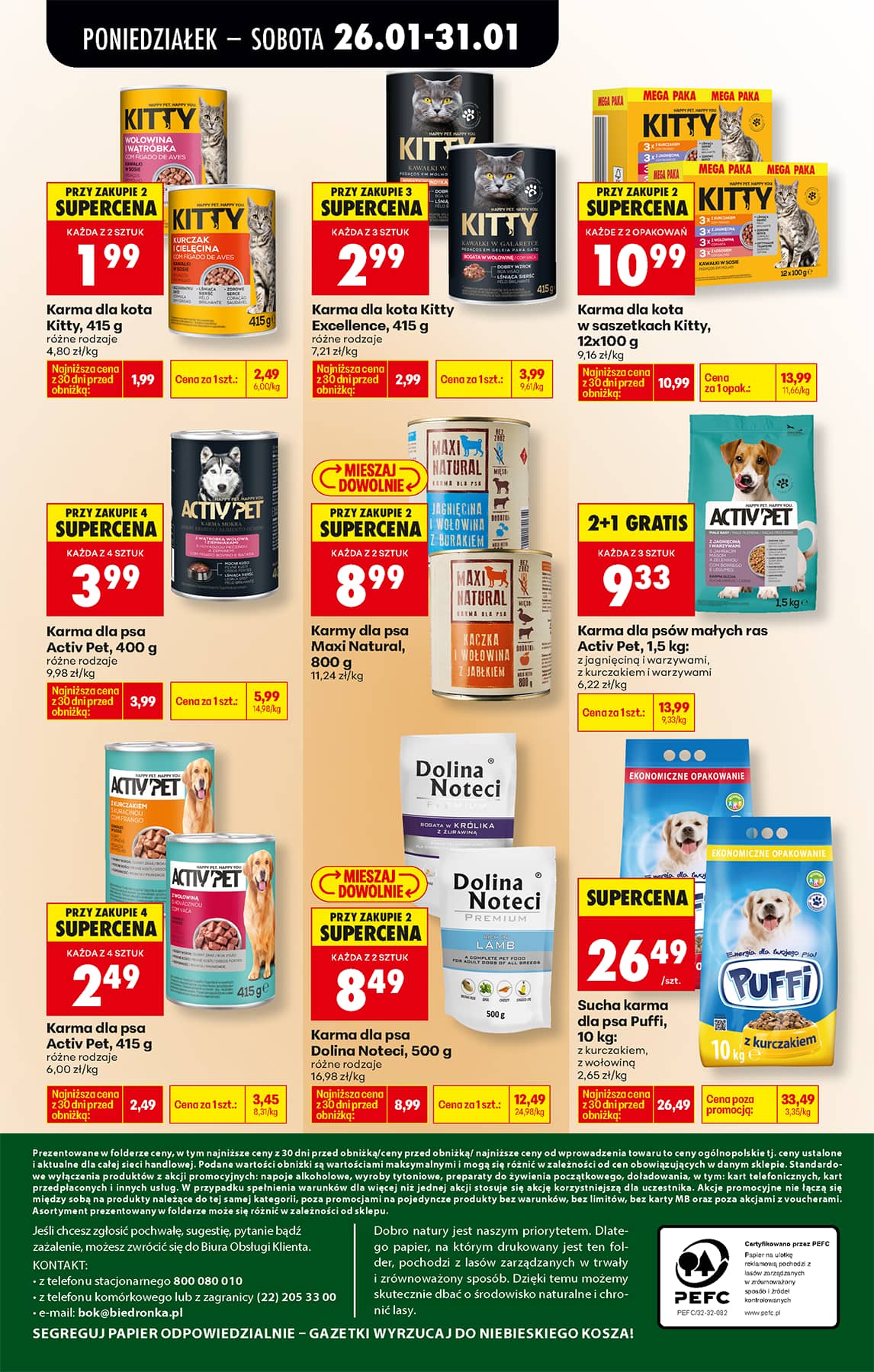 Biedronka - Codziennie niskie ceny P - oferta od 26.01 77 puslapis