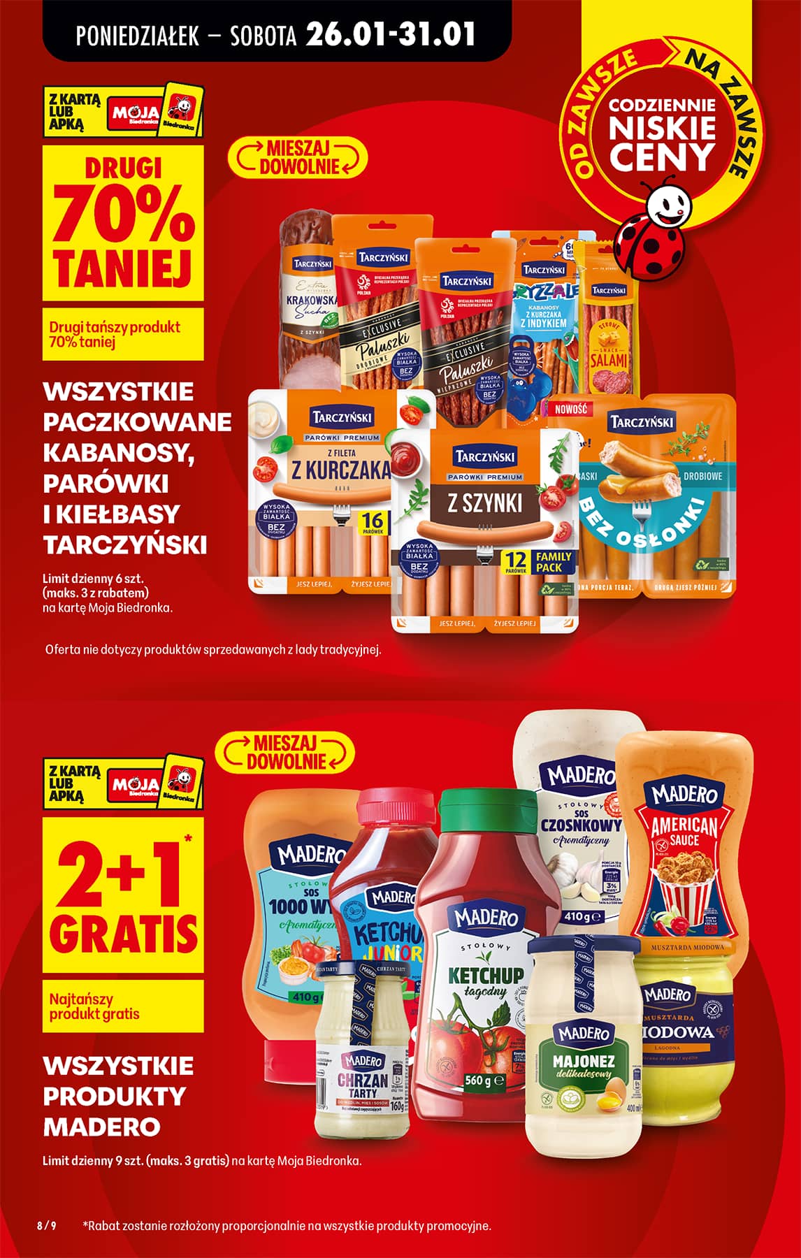 Biedronka - Codziennie niskie ceny P - oferta od 26.01 8 puslapis