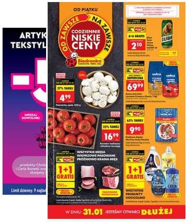 Biedronka - Codziennie niskie ceny P - oferta od 30.01 2026-01-30 – 2026-01-31