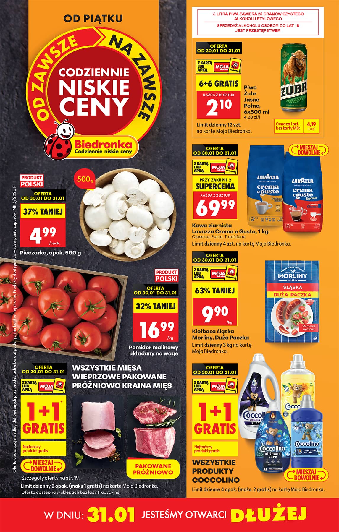 Biedronka - Codziennie niskie ceny P - oferta od 30.01 1 puslapis