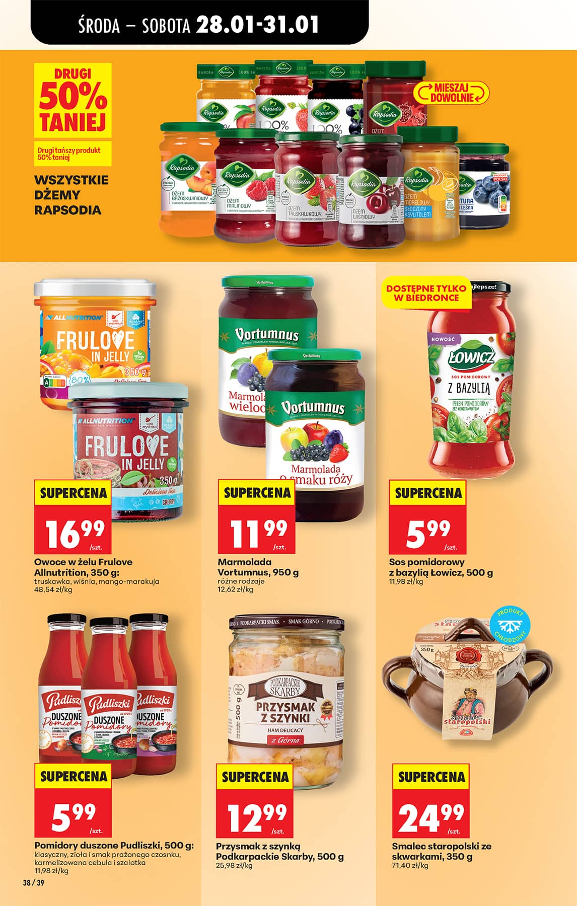 Biedronka - Codziennie niskie ceny P - oferta od 28.01 52 puslapis