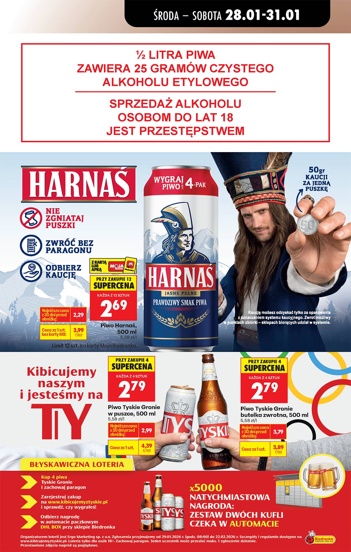 Biedronka - Codziennie niskie ceny P - oferta od 28.01 61 puslapis