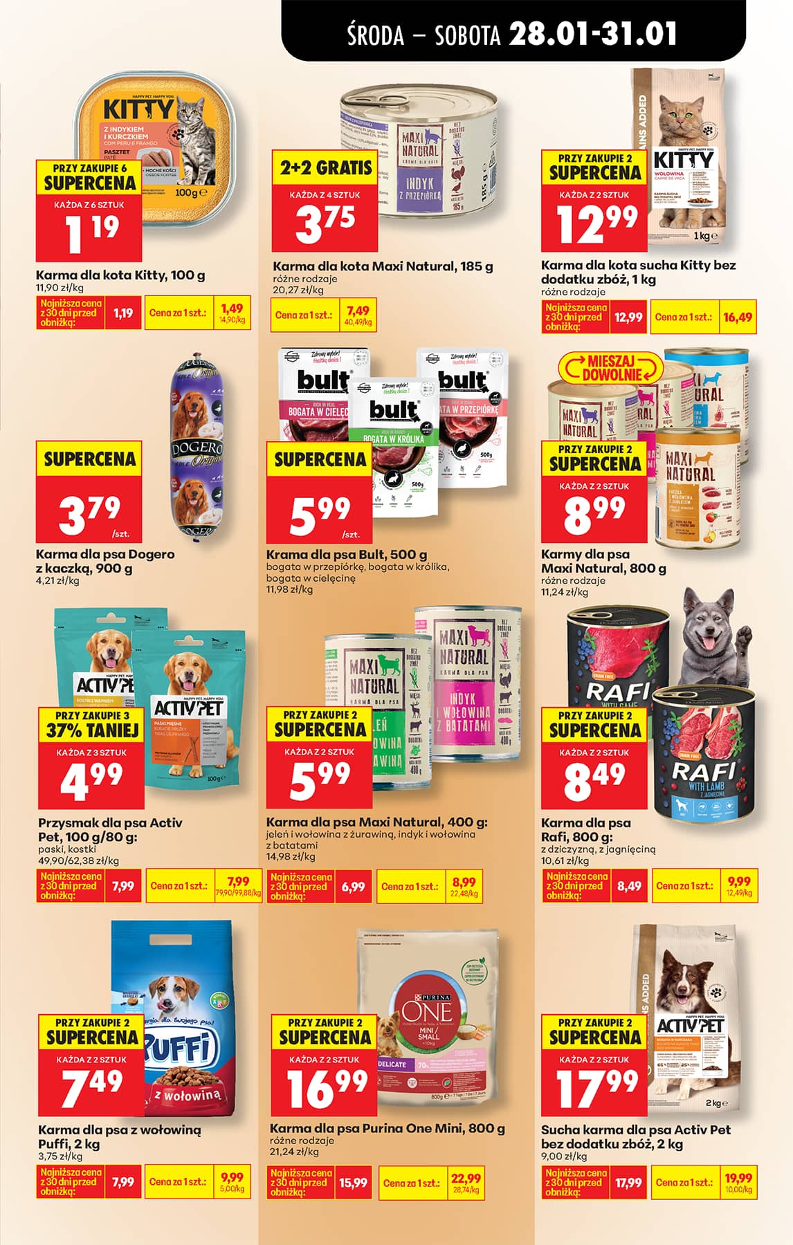 Biedronka - Codziennie niskie ceny P - oferta od 28.01 69 puslapis