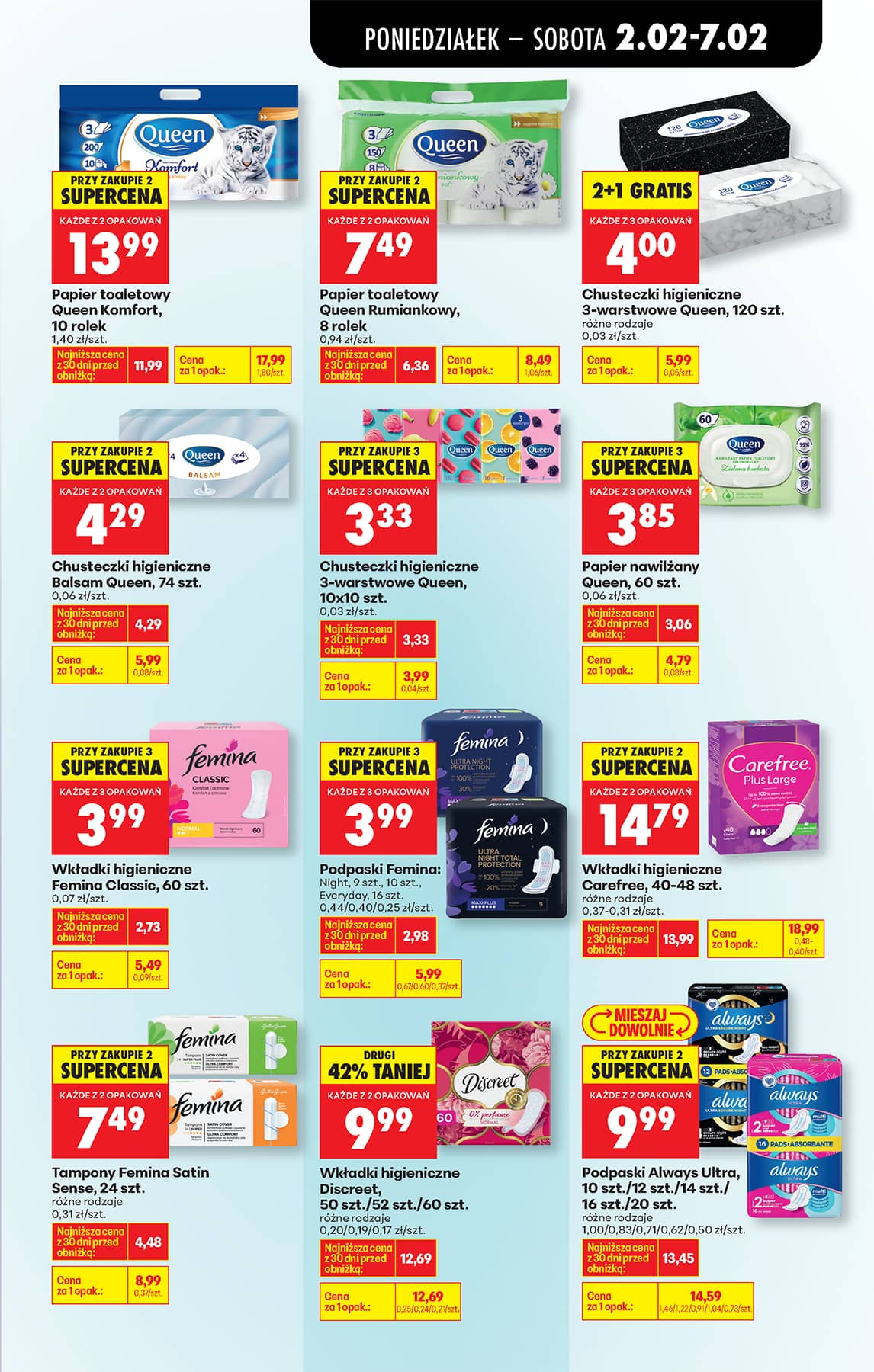 Biedronka - Codziennie niskie ceny P - oferta od 02.02 71 puslapis