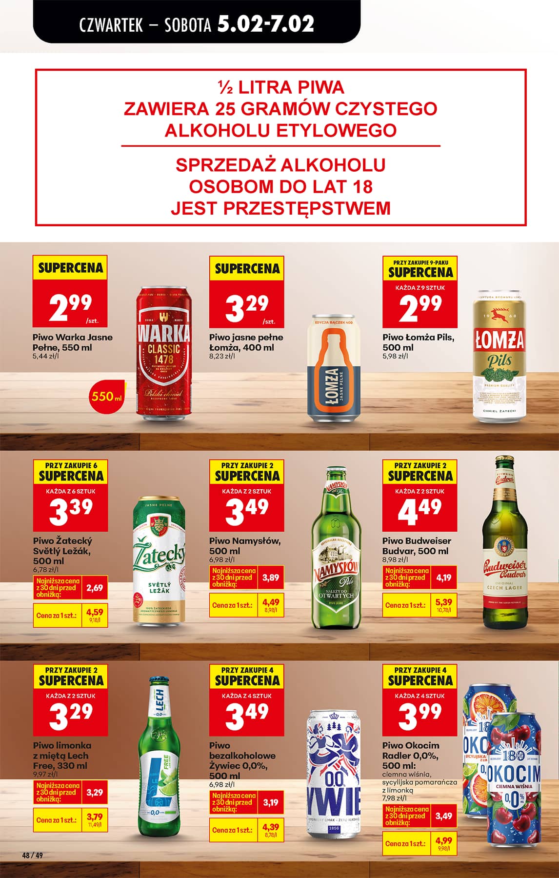 Biedronka - Codziennie niskie ceny P - oferta od 05.02 56 puslapis