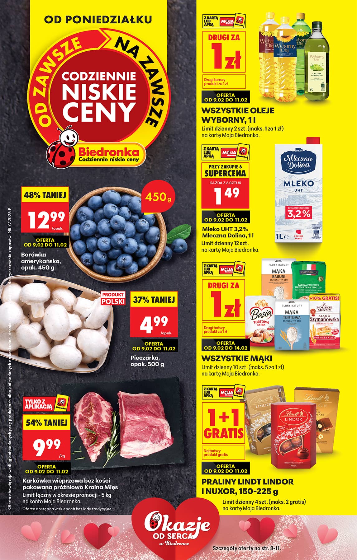 Biedronka - Codziennie niskie ceny P - oferta od 09.02 1 puslapis