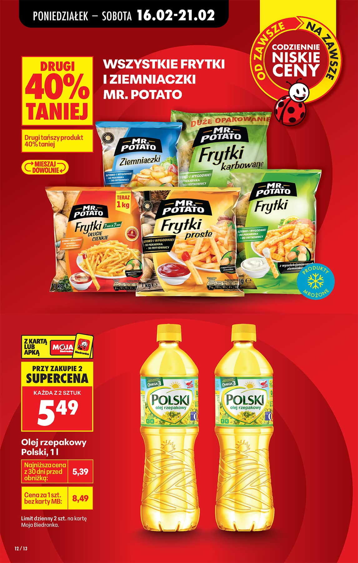 Biedronka - Codziennie niskie ceny P - oferta od 16.02 14 puslapis