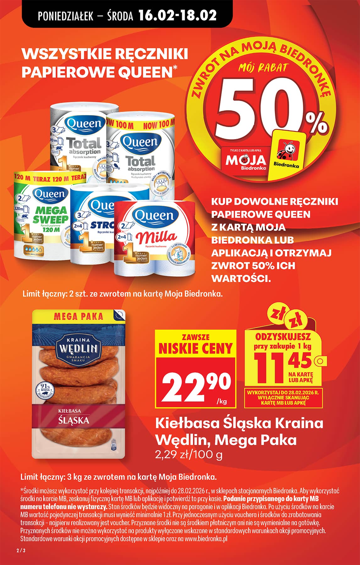 Biedronka - Codziennie niskie ceny P - oferta od 16.02 4 puslapis