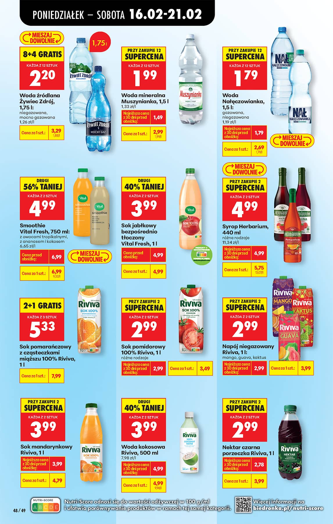 Biedronka - Codziennie niskie ceny P - oferta od 16.02 64 puslapis