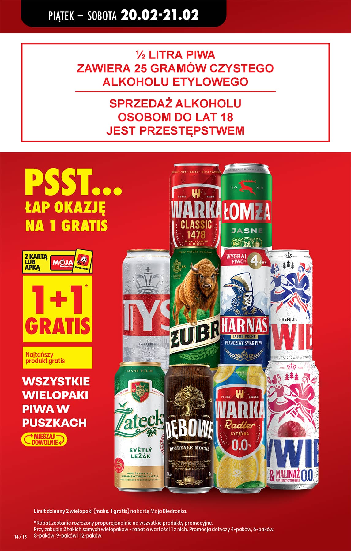 Biedronka - Codziennie niskie ceny P - oferta od 19.02 16 puslapis