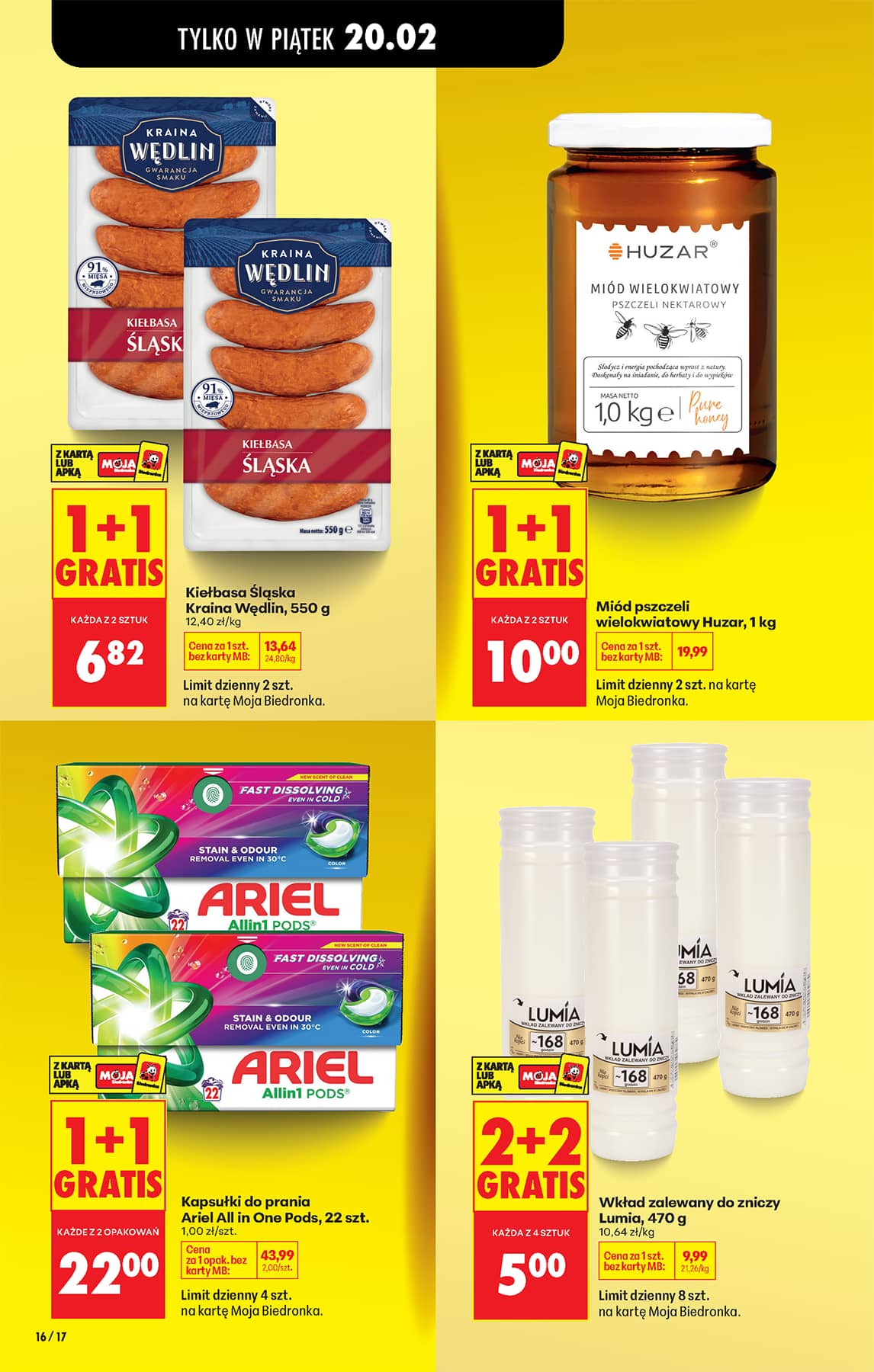 Biedronka - Codziennie niskie ceny P - oferta od 19.02 18 puslapis