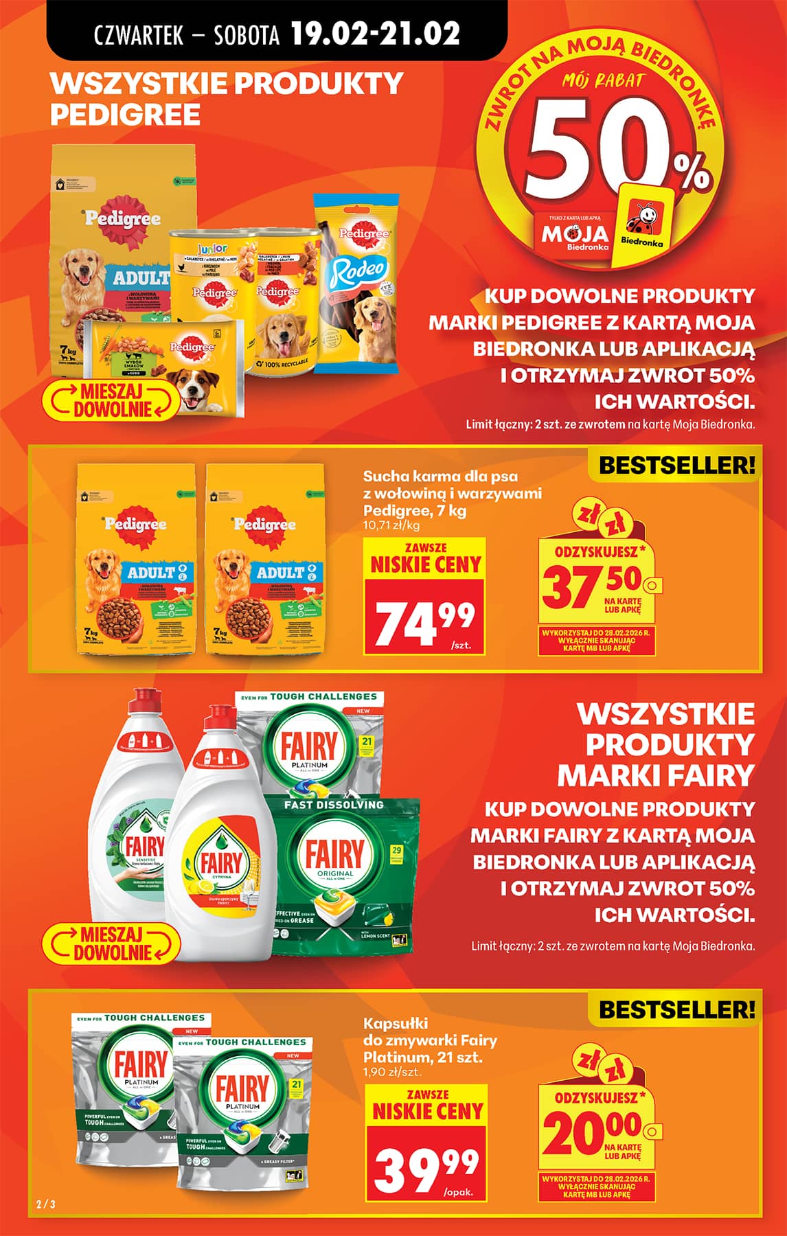 Biedronka - Codziennie niskie ceny P - oferta od 19.02 4 puslapis