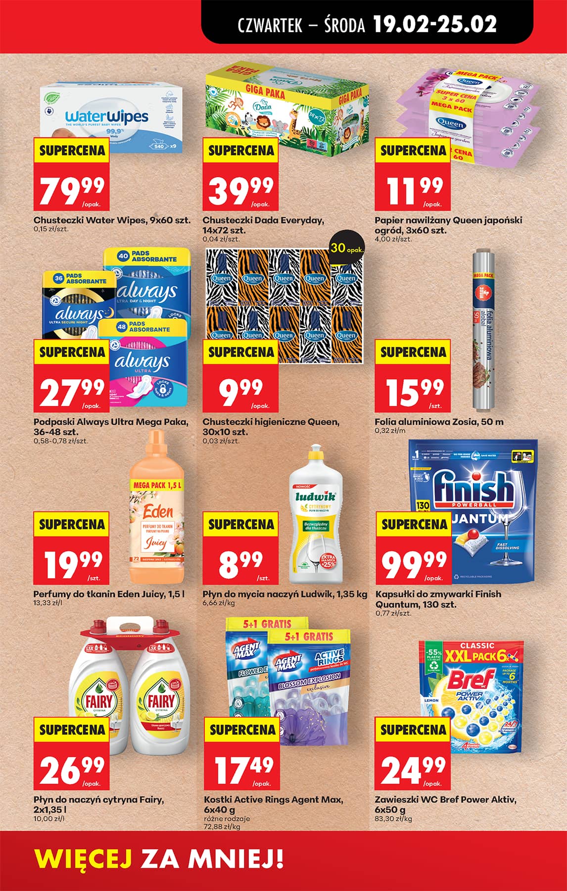 Biedronka - Codziennie niskie ceny P - oferta od 19.02 45 puslapis