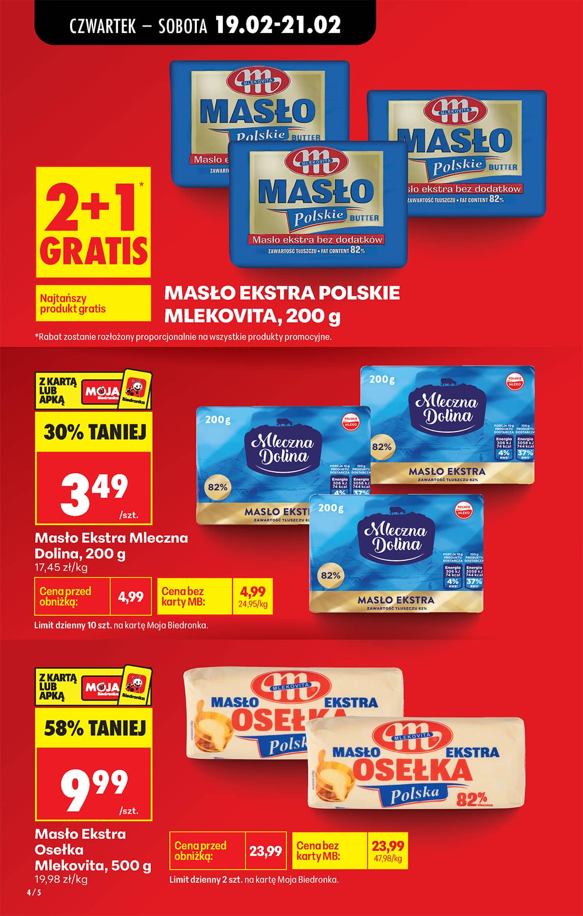 Biedronka - Codziennie niskie ceny P - oferta od 19.02 6 puslapis