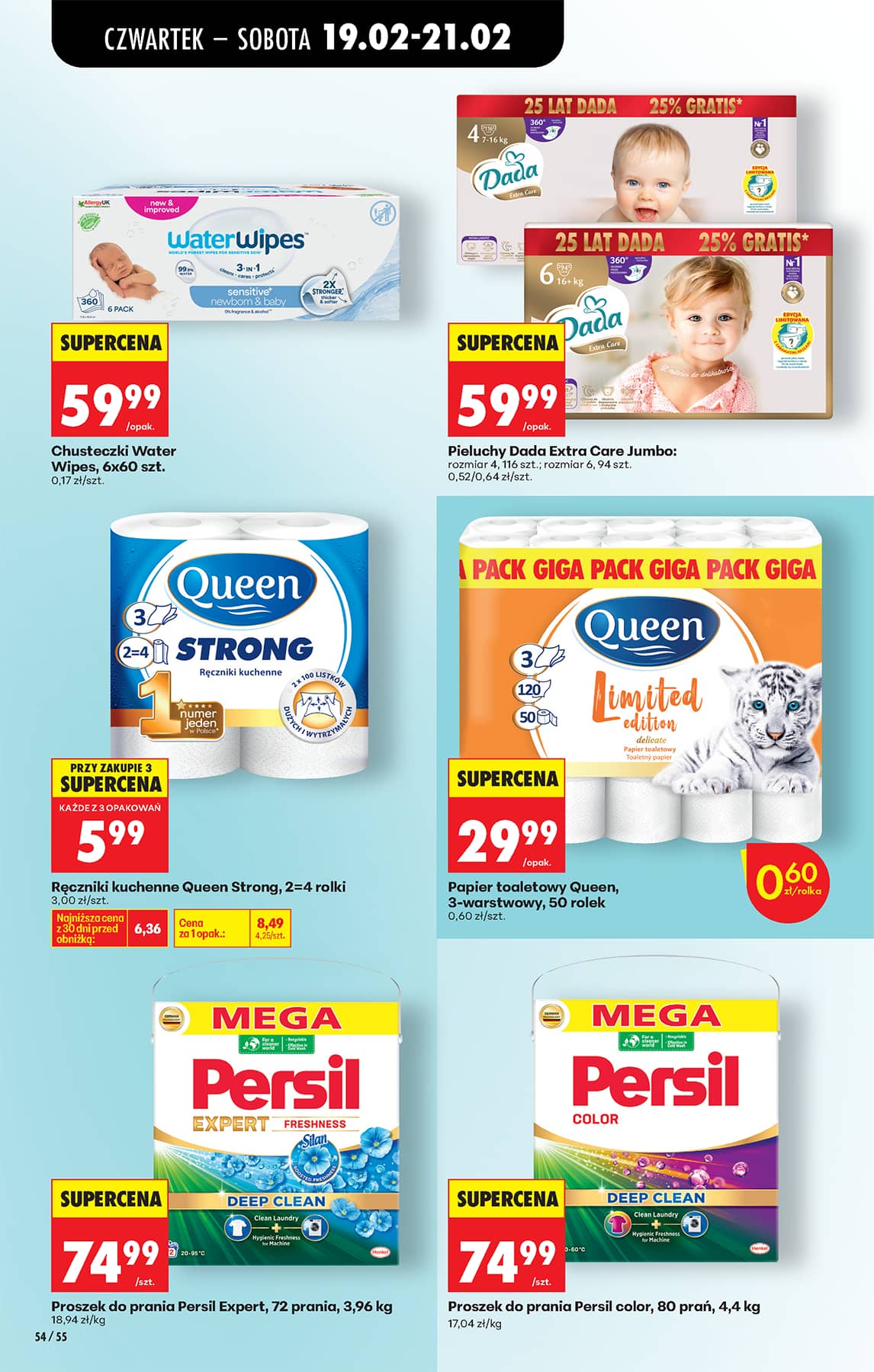 Biedronka - Codziennie niskie ceny P - oferta od 19.02 62 puslapis