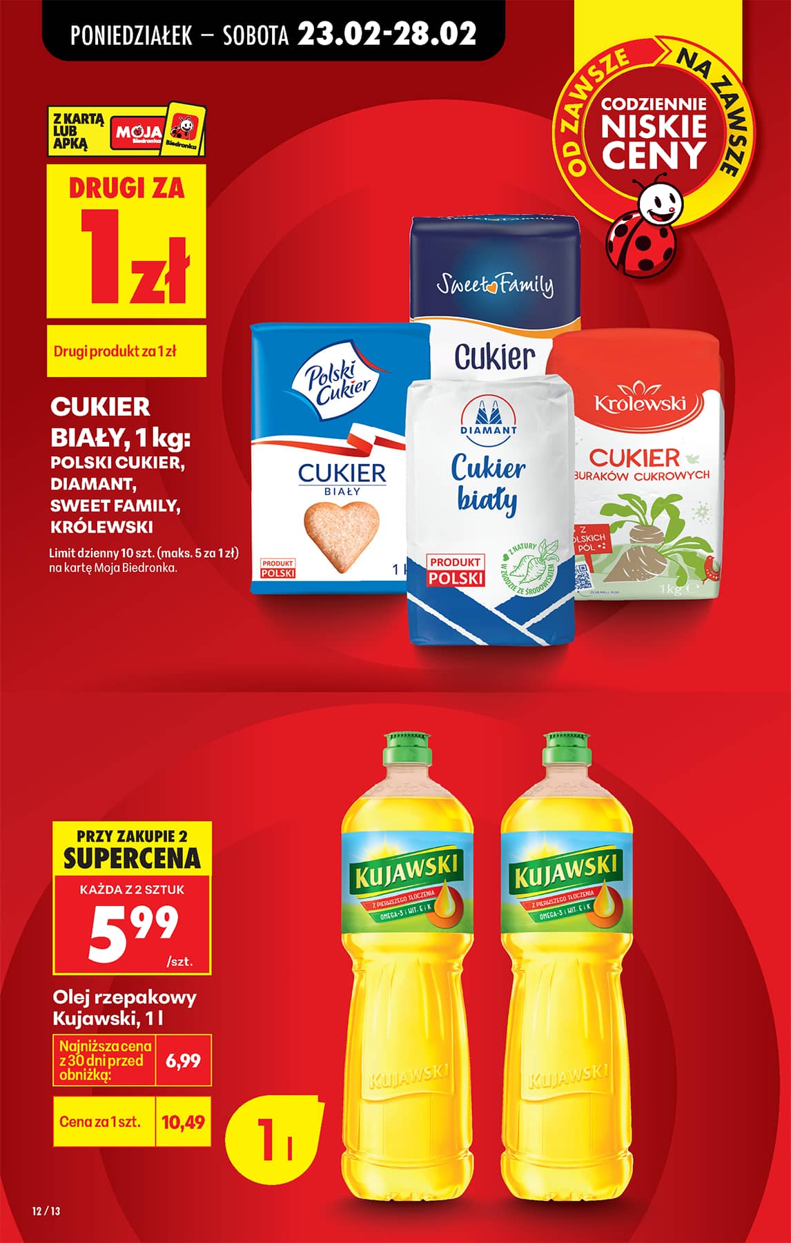 Biedronka - Codziennie niskie ceny P - oferta od 23.02 14 puslapis