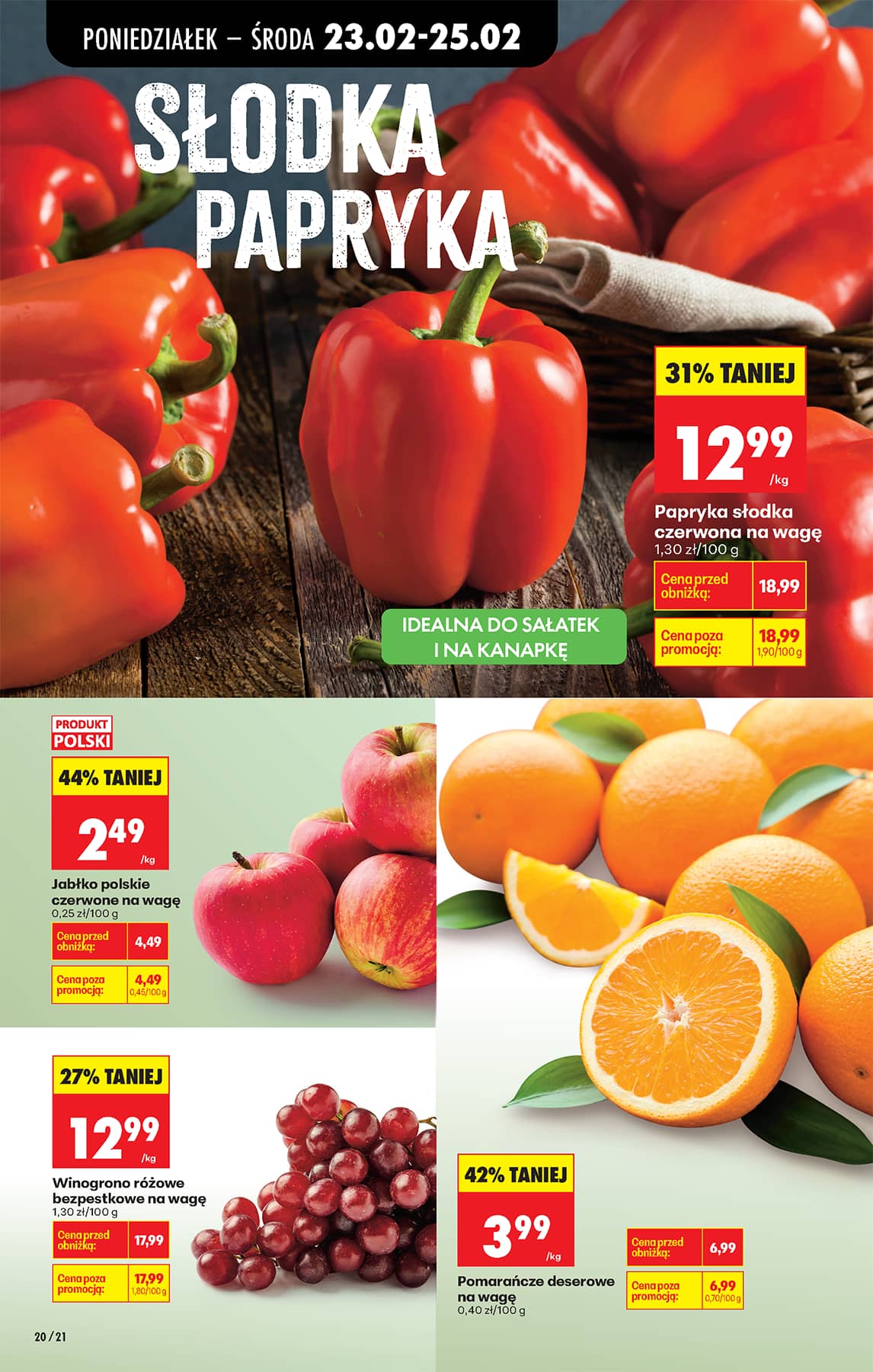 Biedronka - Codziennie niskie ceny P - oferta od 23.02 22 puslapis