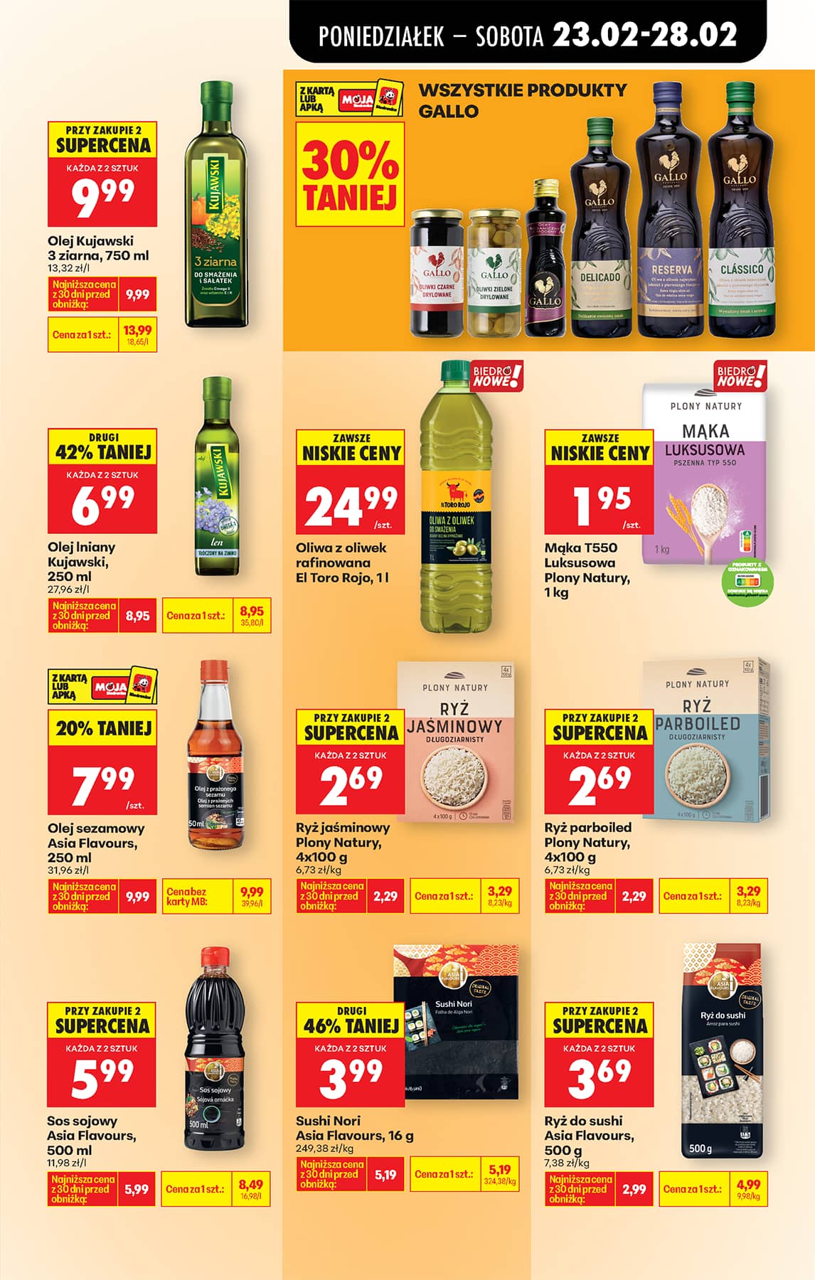 Biedronka - Codziennie niskie ceny P - oferta od 23.02 43 puslapis