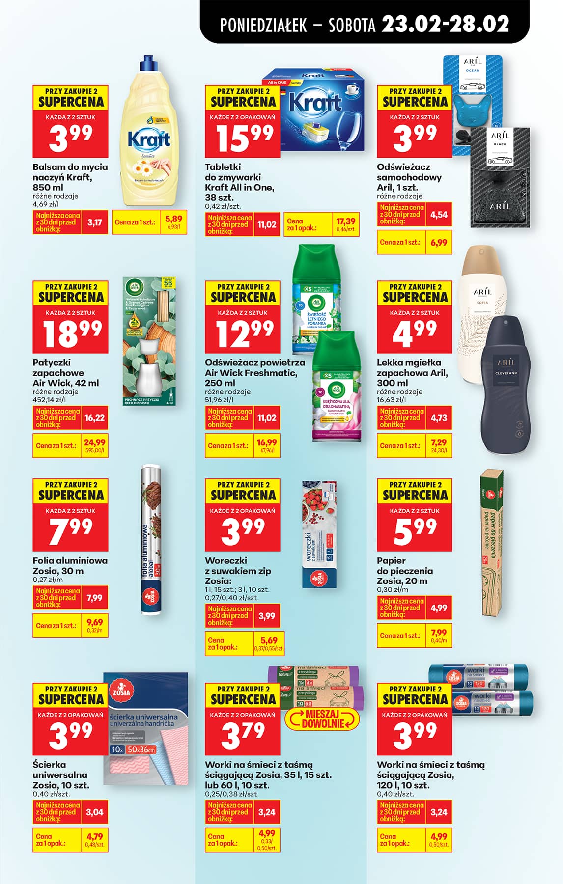 Biedronka - Codziennie niskie ceny P - oferta od 23.02 69 puslapis