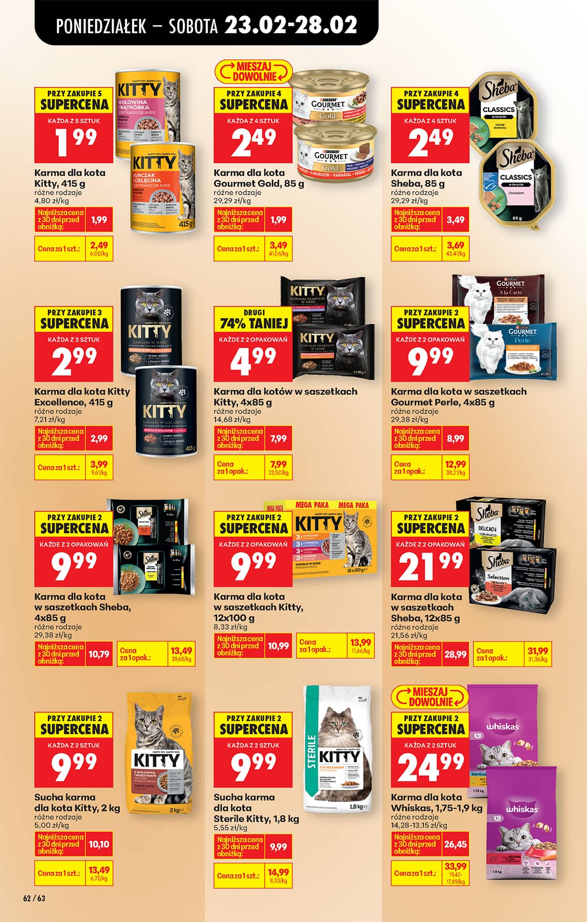 Biedronka - Codziennie niskie ceny P - oferta od 23.02 72 puslapis