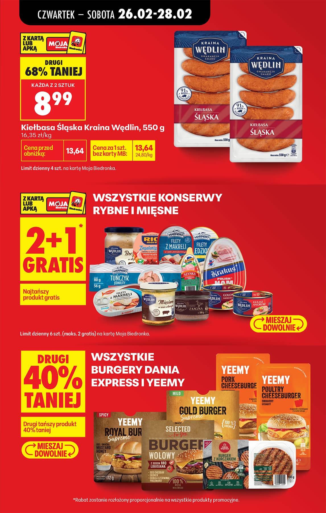 Biedronka - Codziennie niskie ceny P - oferta od 26.02 19 puslapis