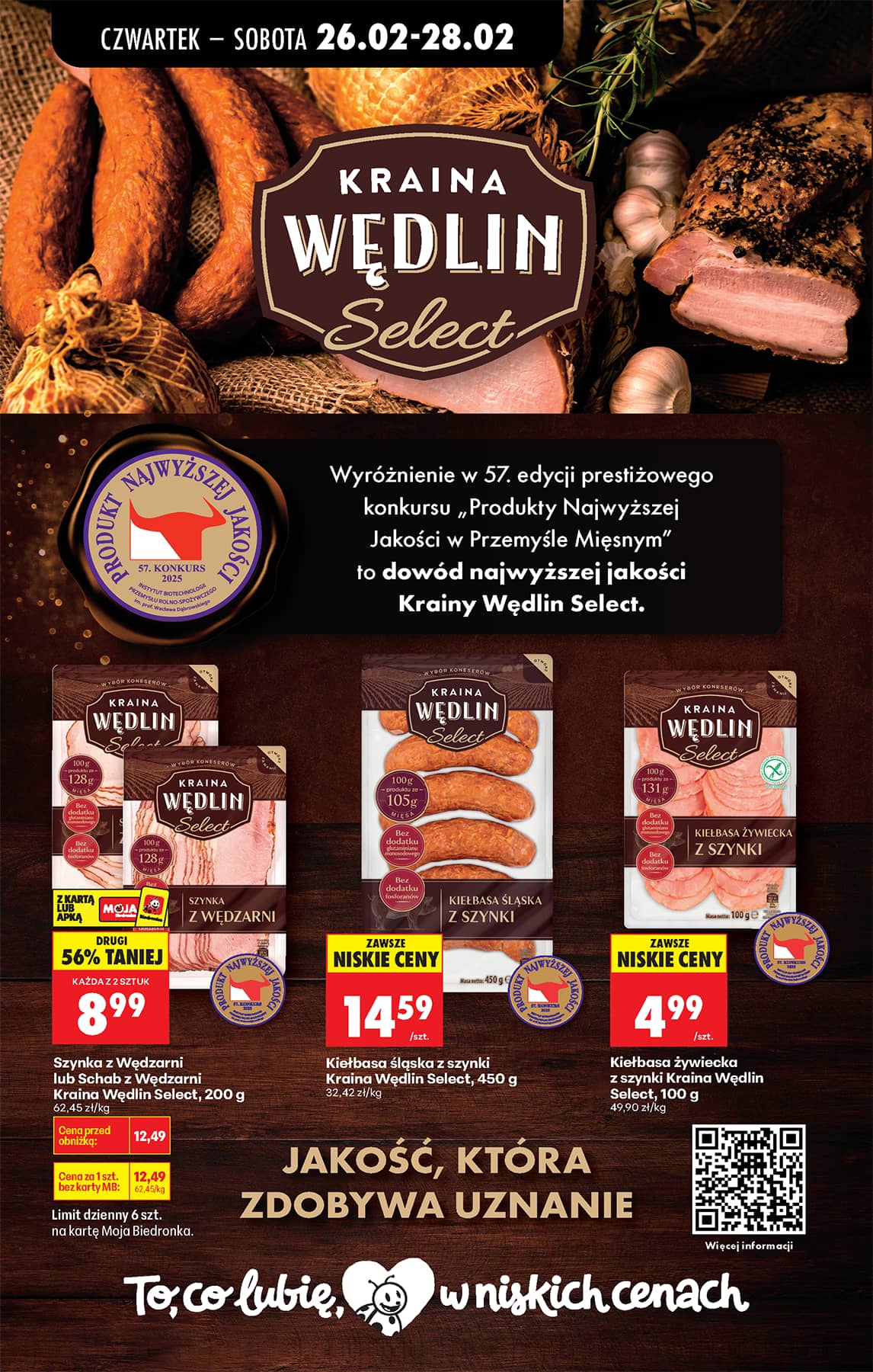 Biedronka - Codziennie niskie ceny P - oferta od 26.02 58 puslapis