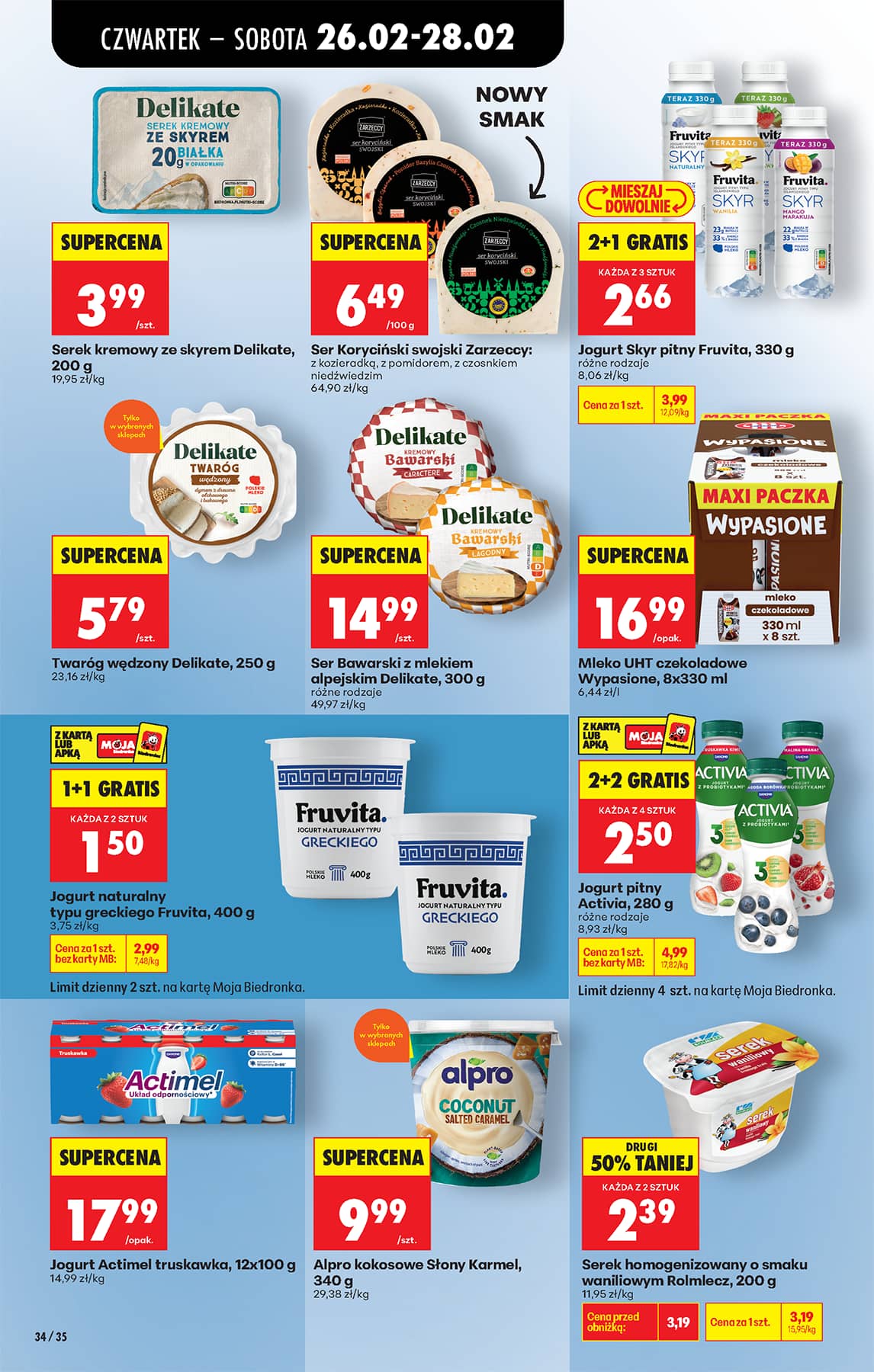 Biedronka - Codziennie niskie ceny P - oferta od 26.02 60 puslapis