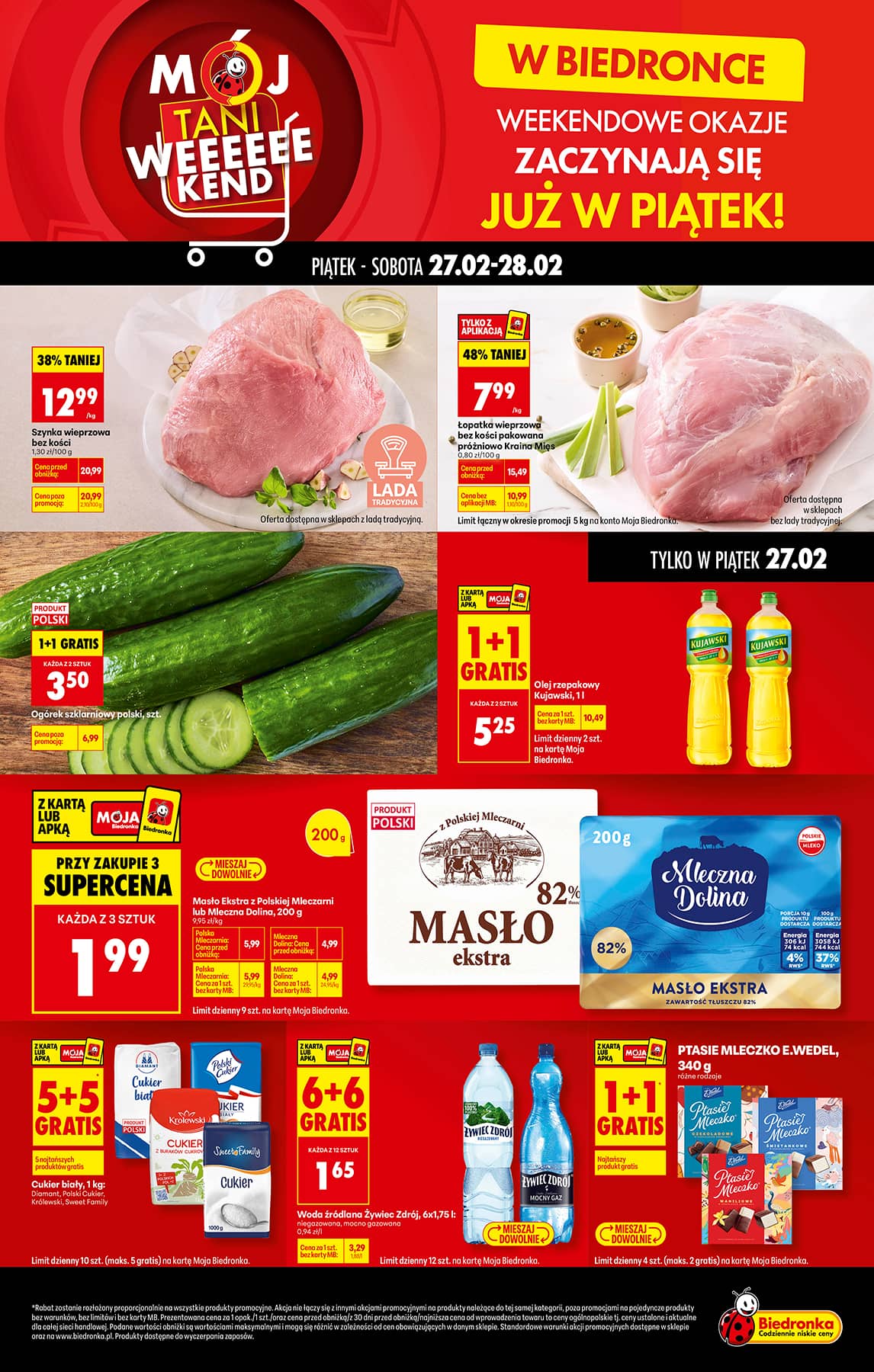 Biedronka - Tani weekend - od 27.02 1 puslapis