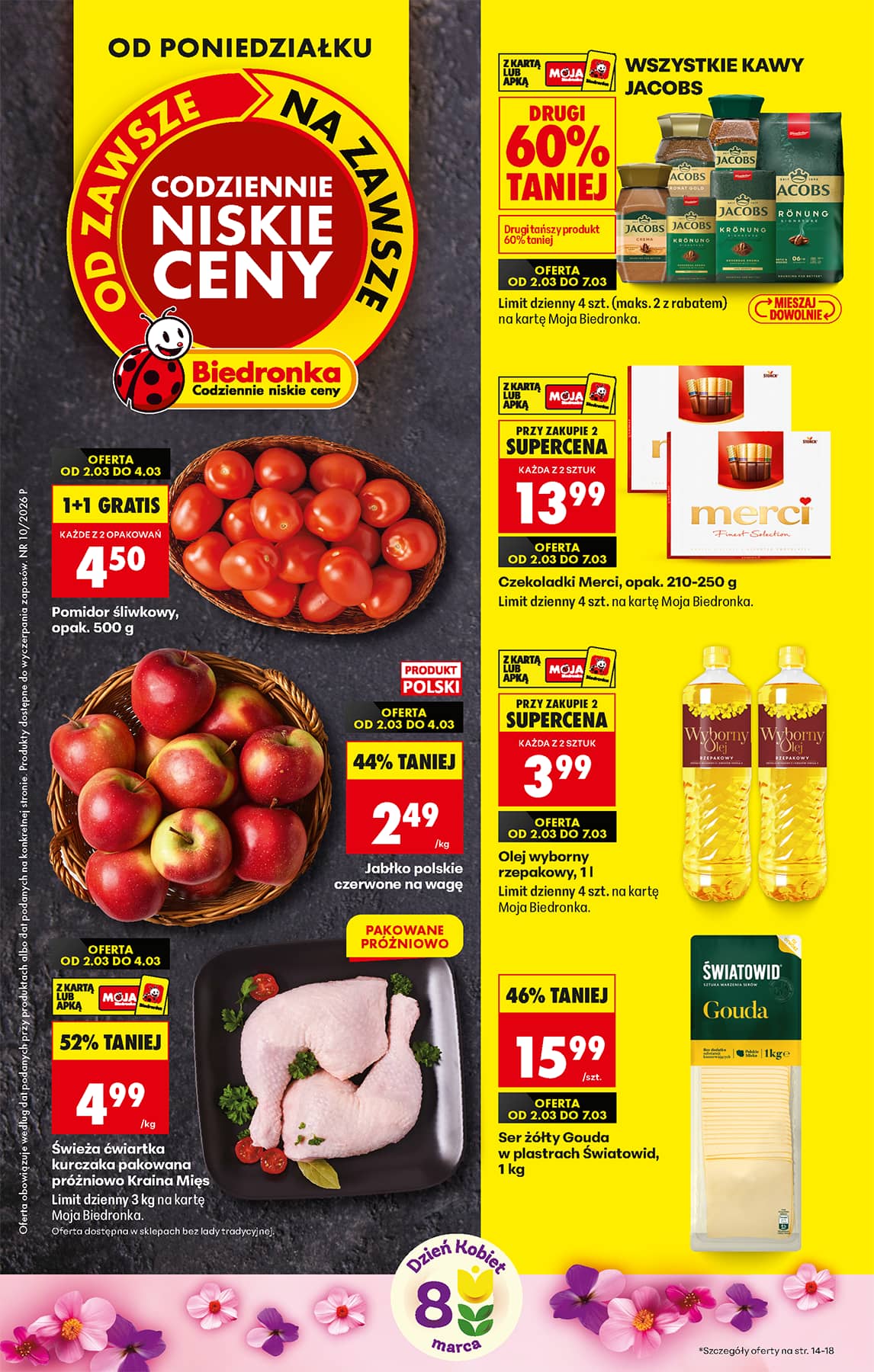 Biedronka - Codziennie niskie ceny P - oferta od 02.03 1 puslapis