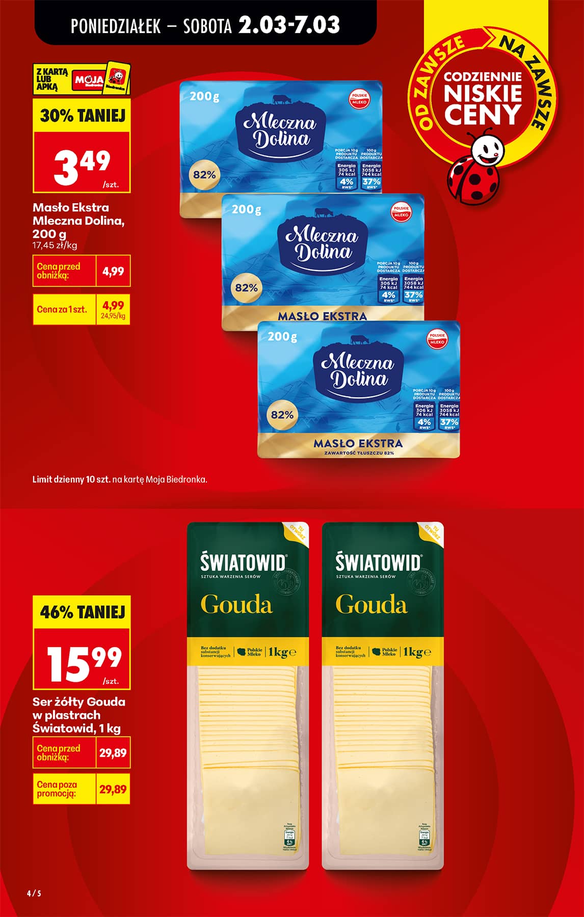 Biedronka - Codziennie niskie ceny P - oferta od 02.03 18 puslapis