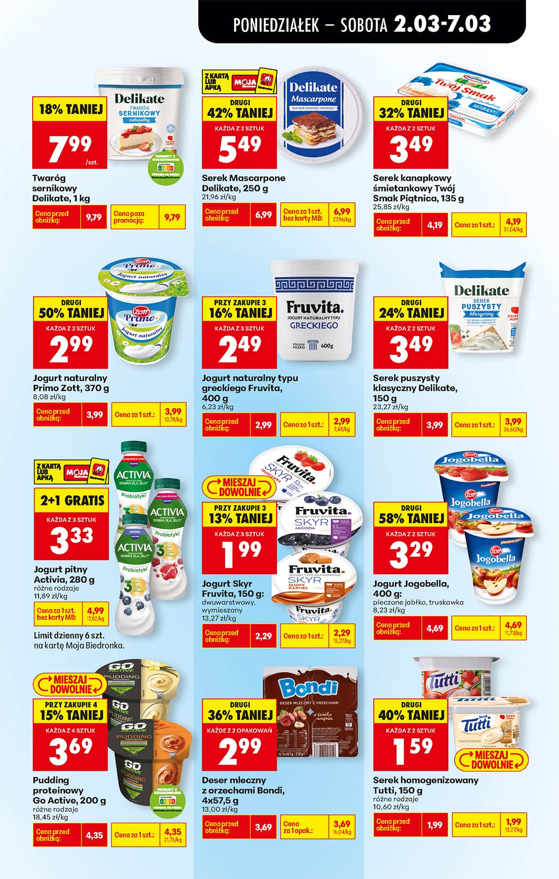 Biedronka - Codziennie niskie ceny P - oferta od 02.03 55 puslapis