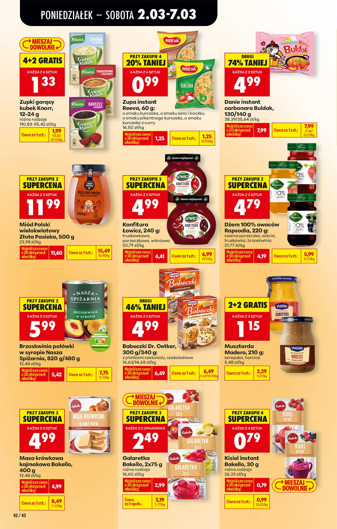 Biedronka - Codziennie niskie ceny P - oferta od 02.03 64 puslapis