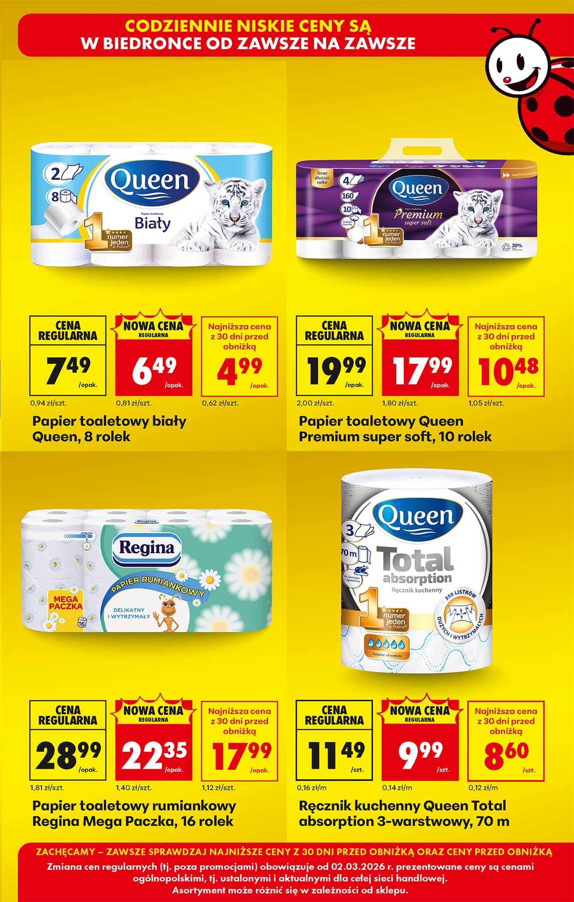 Biedronka - Codziennie niskie ceny P - oferta od 02.03 7 puslapis