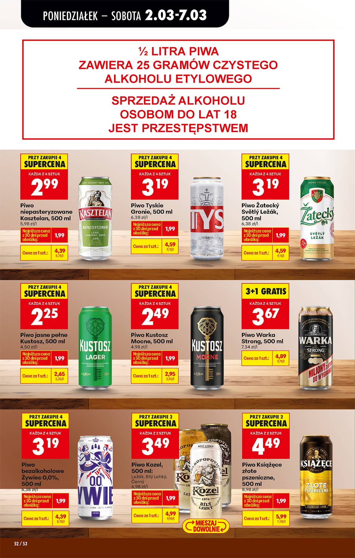 Biedronka - Codziennie niskie ceny P - oferta od 02.03 78 puslapis