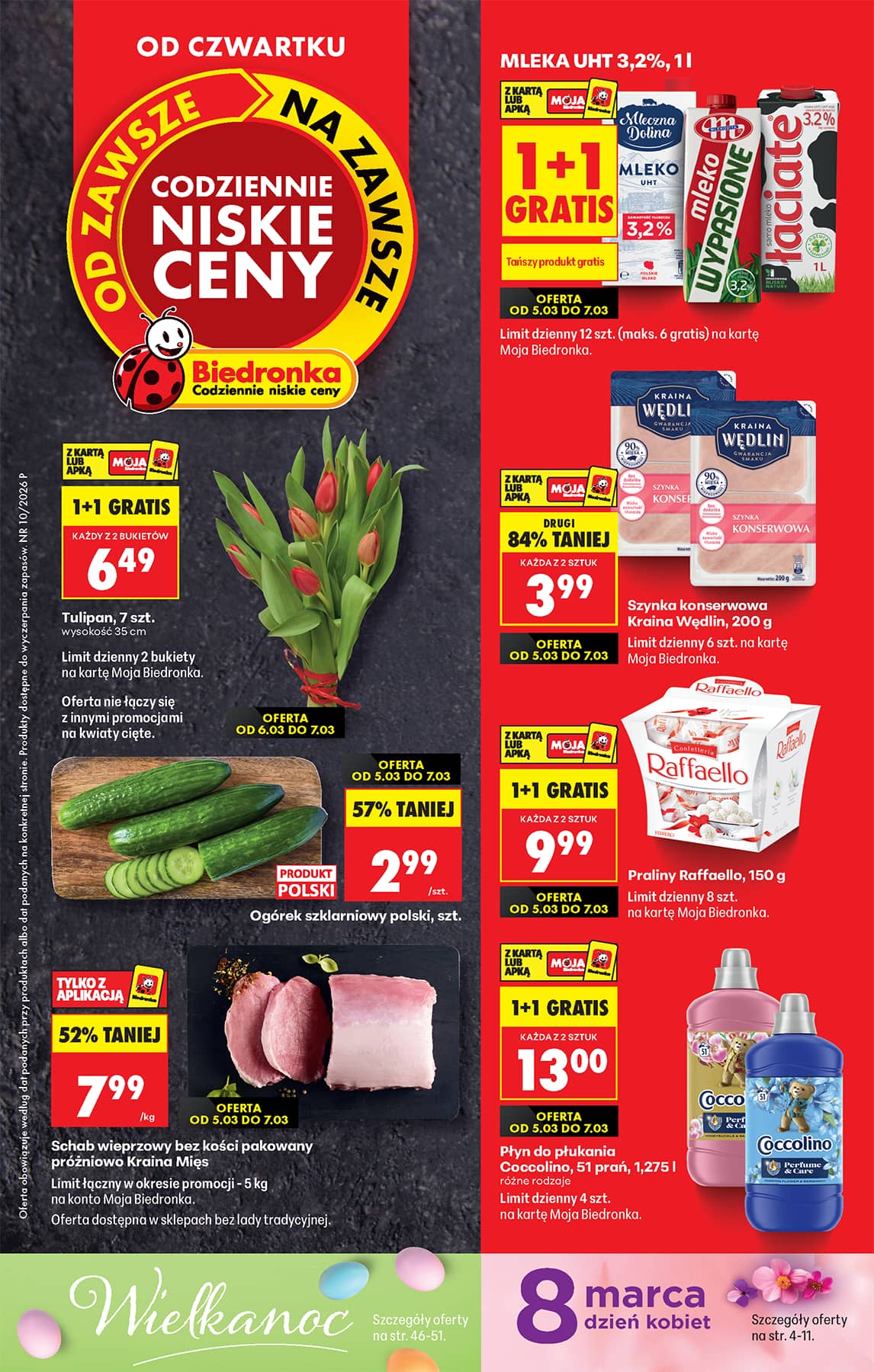 Biedronka - Codziennie niskie ceny P - oferta od 5.03 1 puslapis