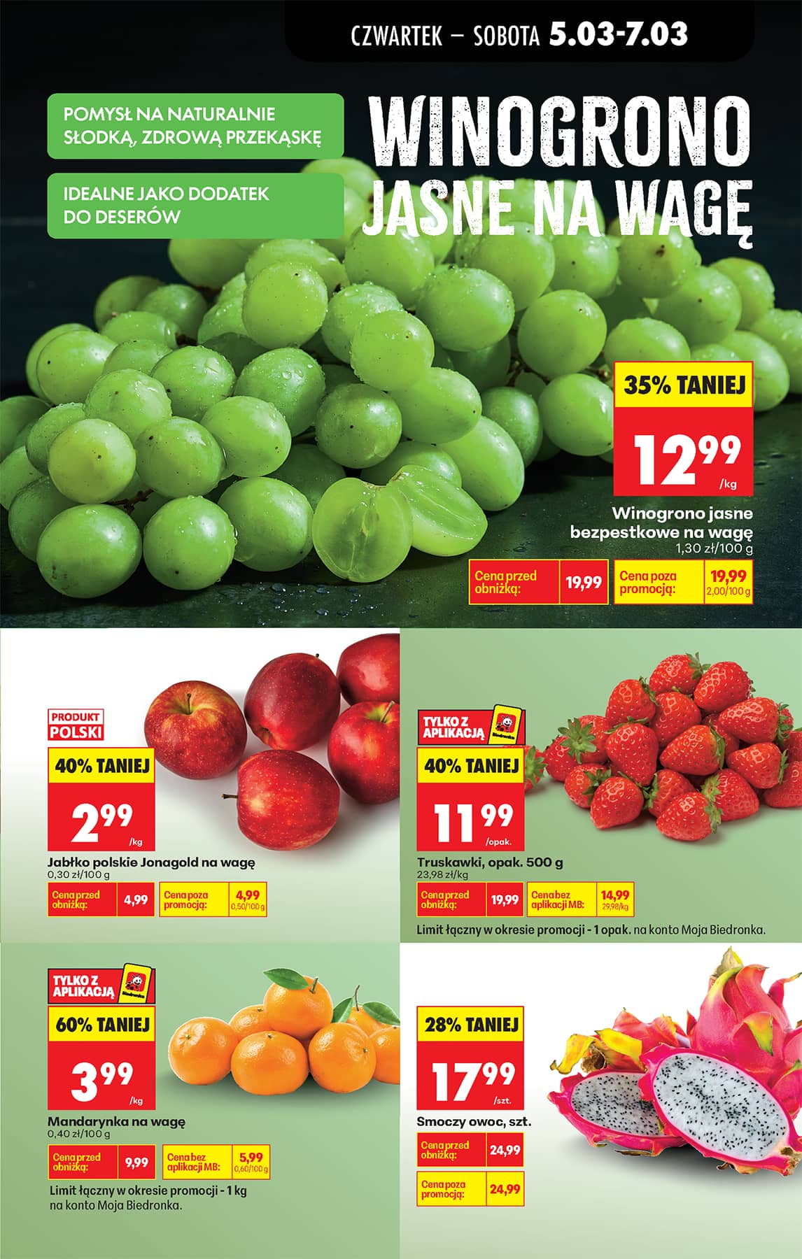 Biedronka - Codziennie niskie ceny P - oferta od 5.03 31 puslapis