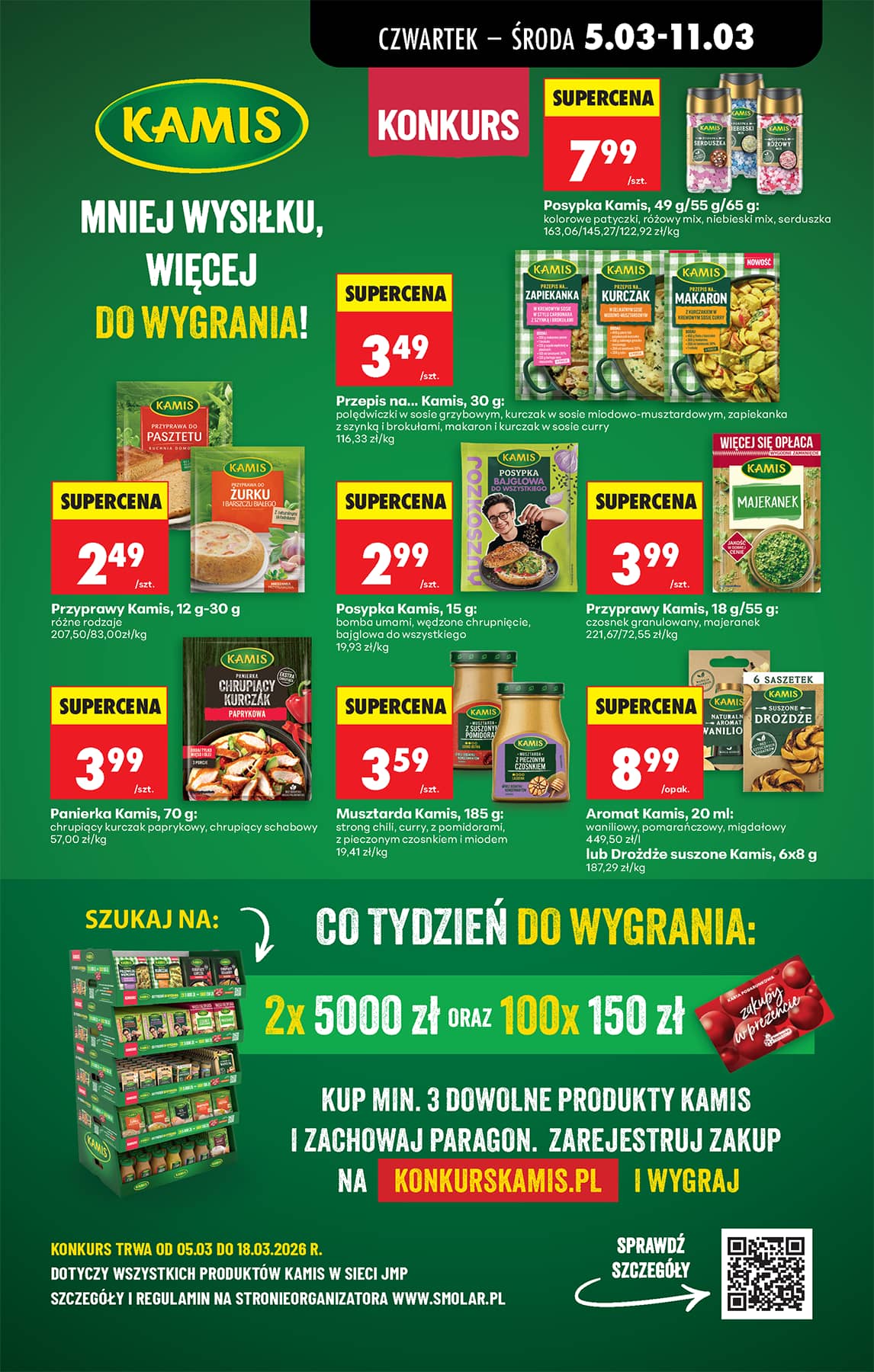 Biedronka - Codziennie niskie ceny P - oferta od 5.03 59 puslapis
