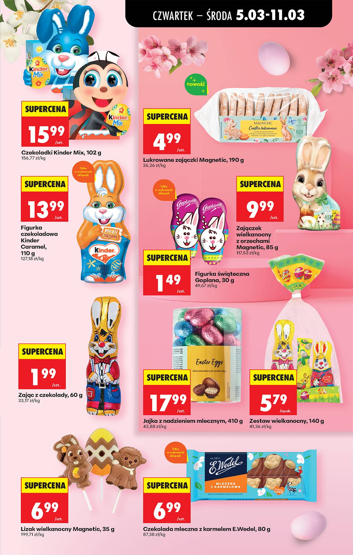 Biedronka - Codziennie niskie ceny P - oferta od 5.03 63 puslapis