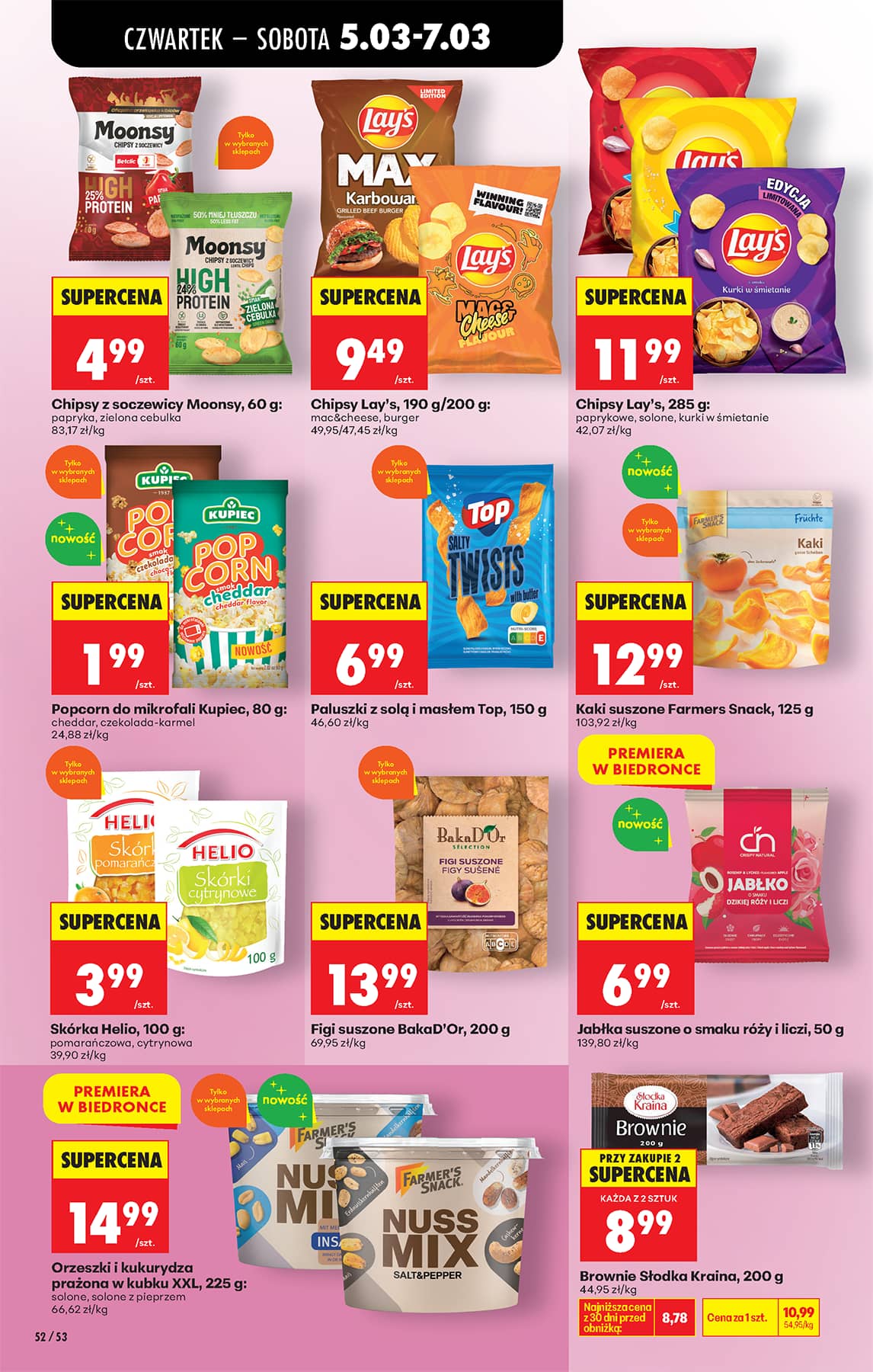 Biedronka - Codziennie niskie ceny P - oferta od 5.03 66 puslapis