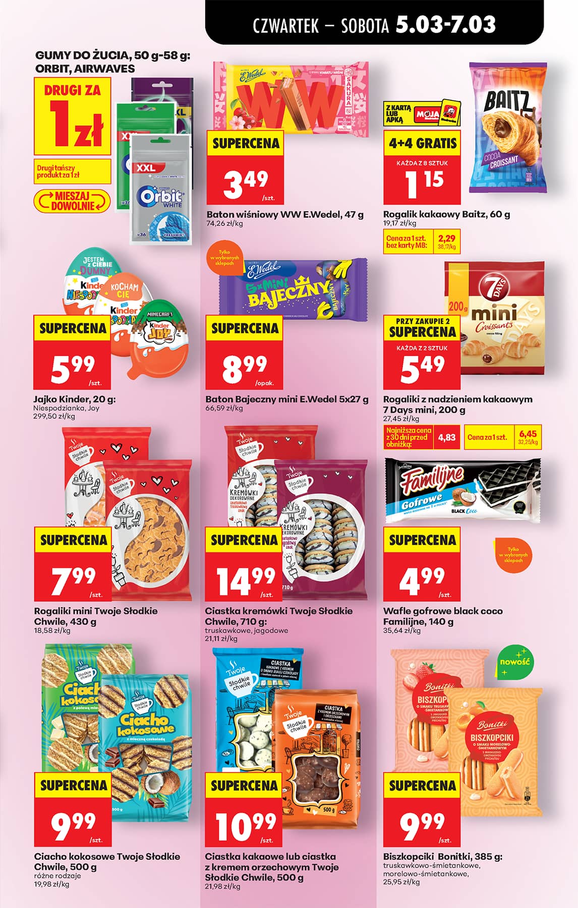 Biedronka - Codziennie niskie ceny P - oferta od 5.03 67 puslapis