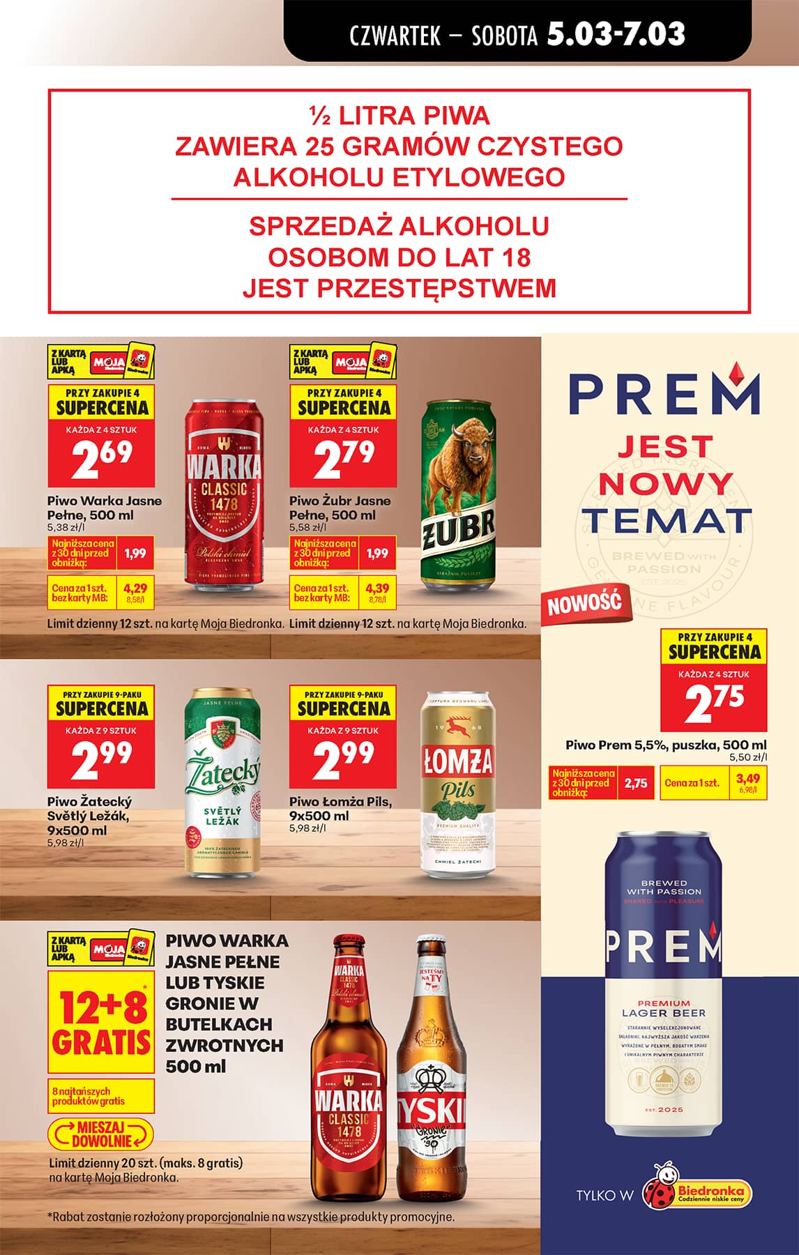 Biedronka - Codziennie niskie ceny P - oferta od 5.03 73 puslapis