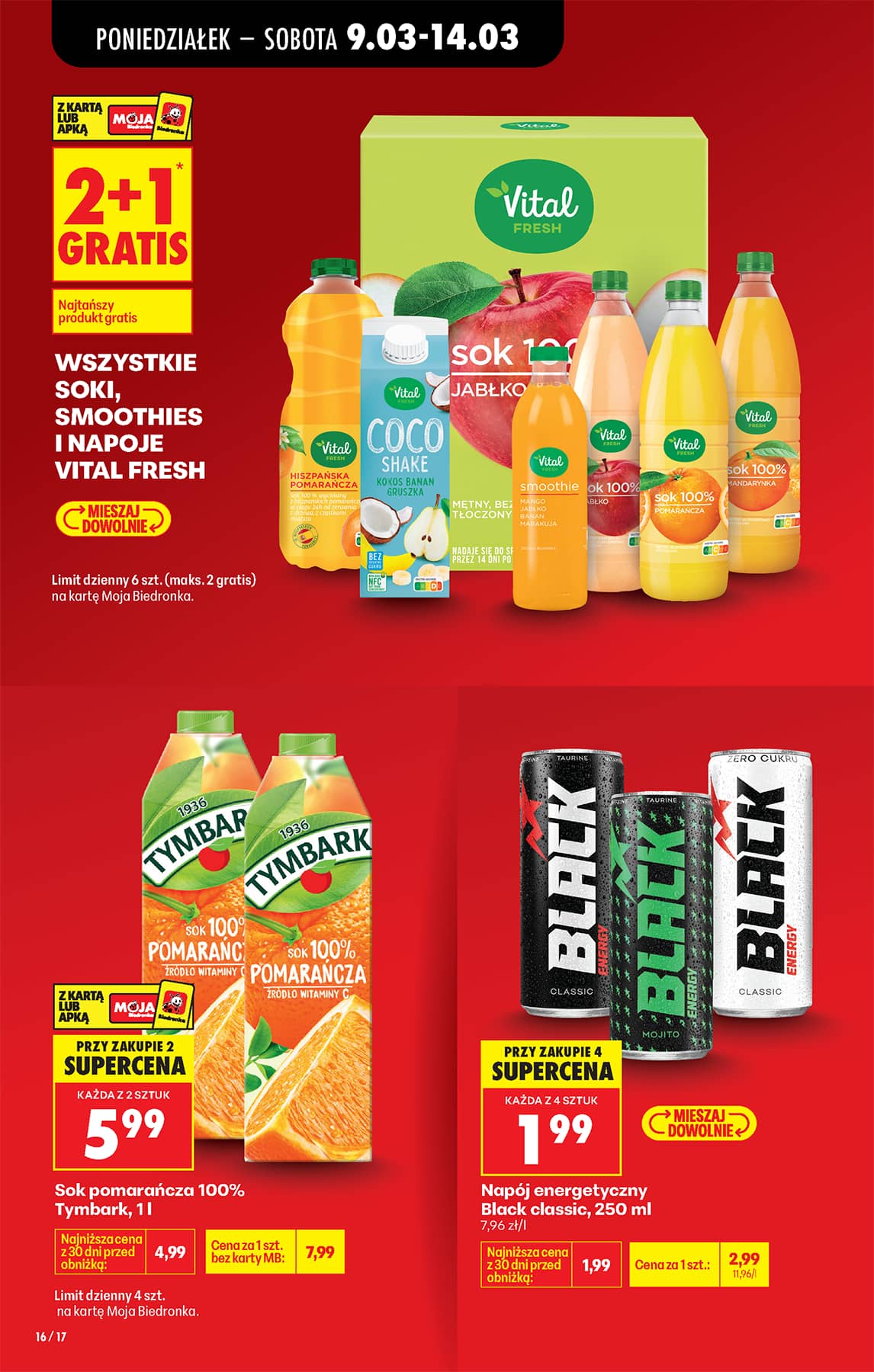 Biedronka - Codziennie niskie ceny P - oferta od 9.03 18 puslapis