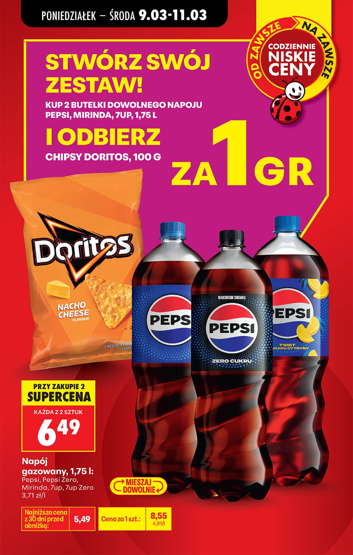 Biedronka - Codziennie niskie ceny P - oferta od 9.03 19 puslapis