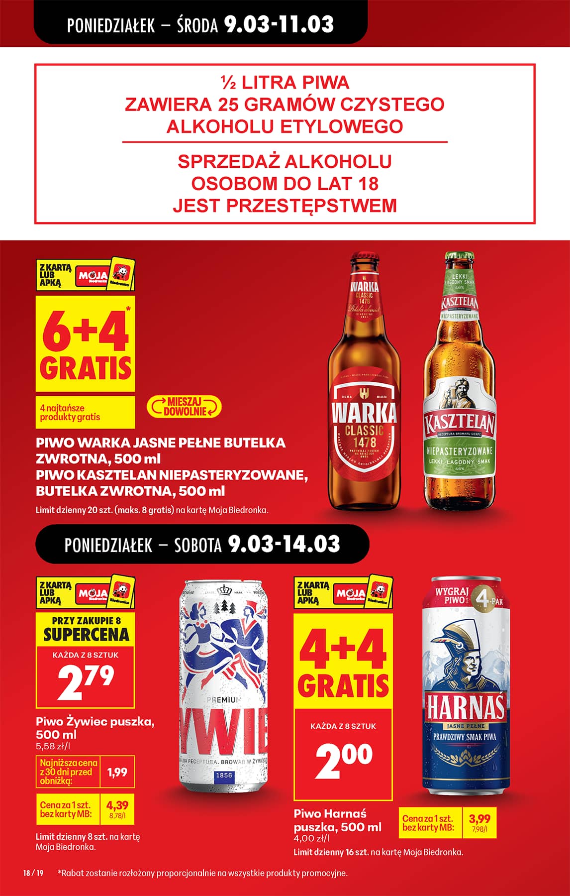 Biedronka - Codziennie niskie ceny P - oferta od 9.03 20 puslapis