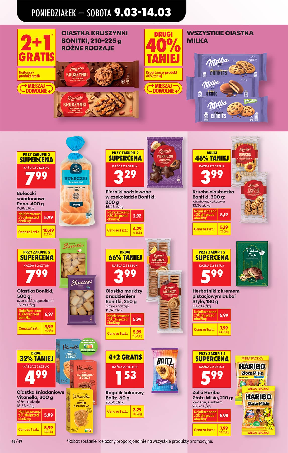 Biedronka - Codziennie niskie ceny P - oferta od 9.03 58 puslapis