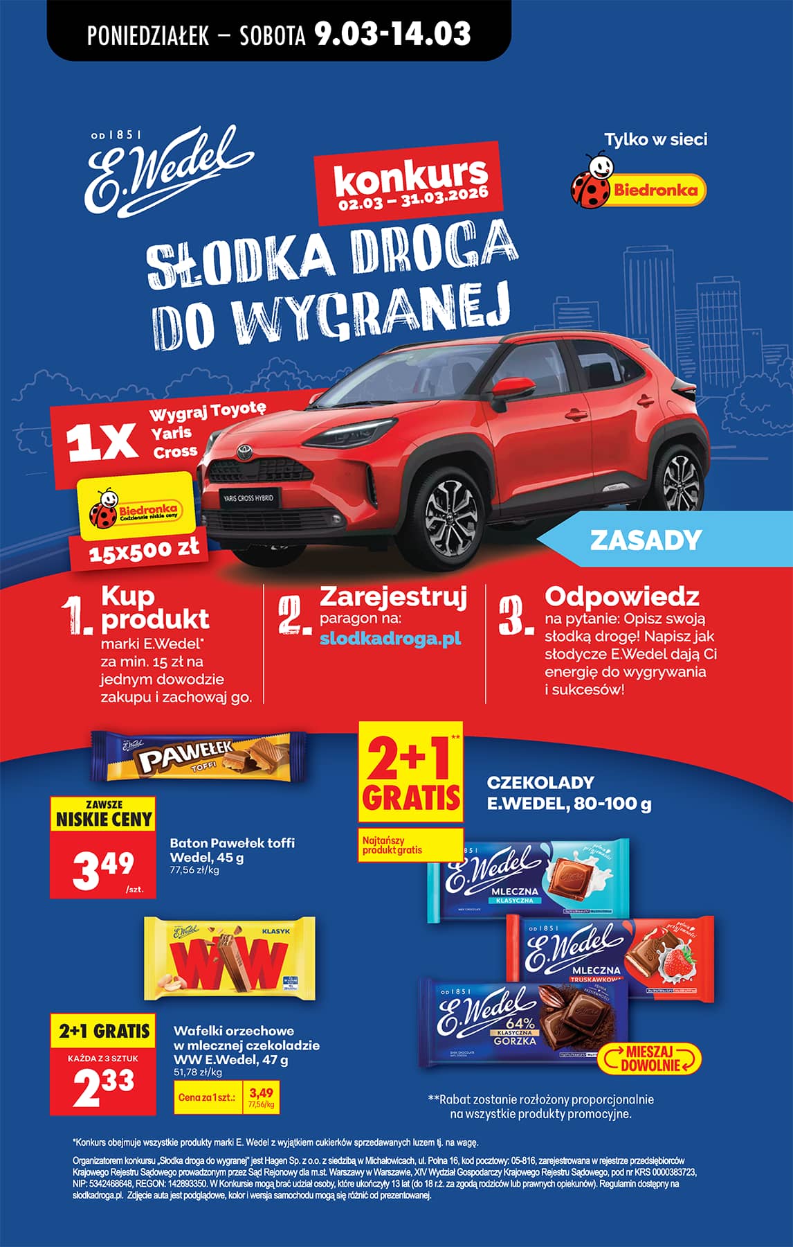 Biedronka - Codziennie niskie ceny P - oferta od 9.03 60 puslapis